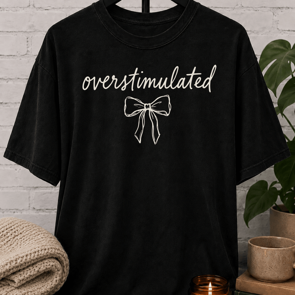 Overstimulated Coquette Bow T-Shirt
