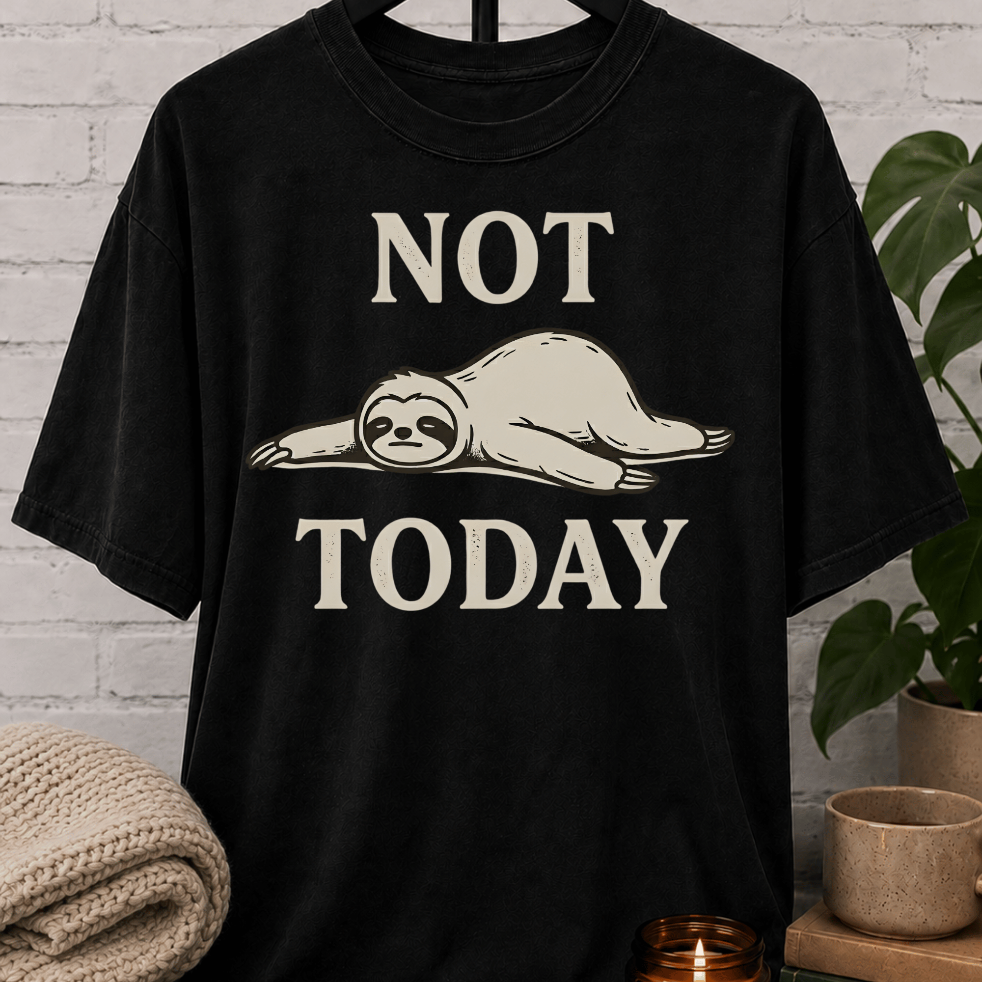 Not Today Sloth T-Shirt