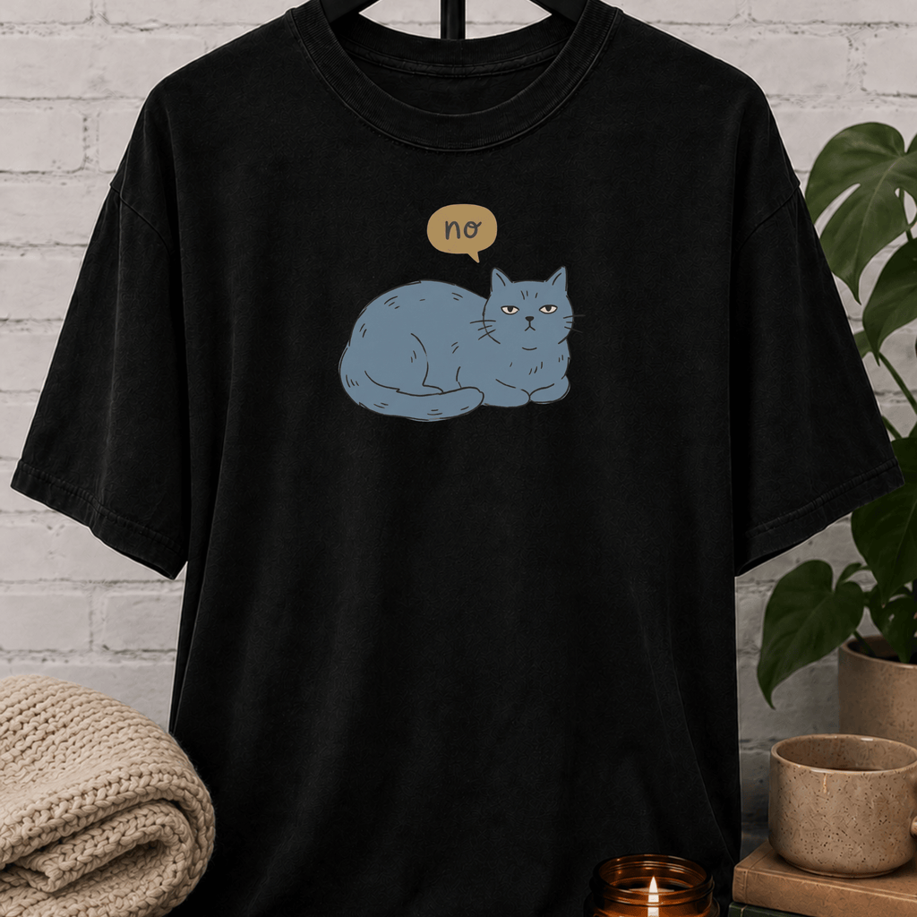 No Thought Bubble Cat T-Shirt