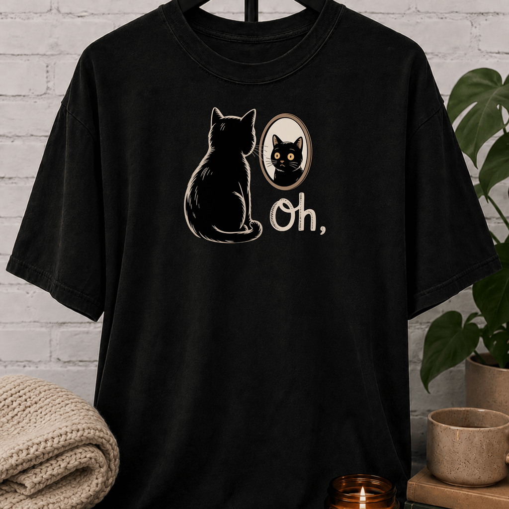 Cat In Mirror T-Shirt