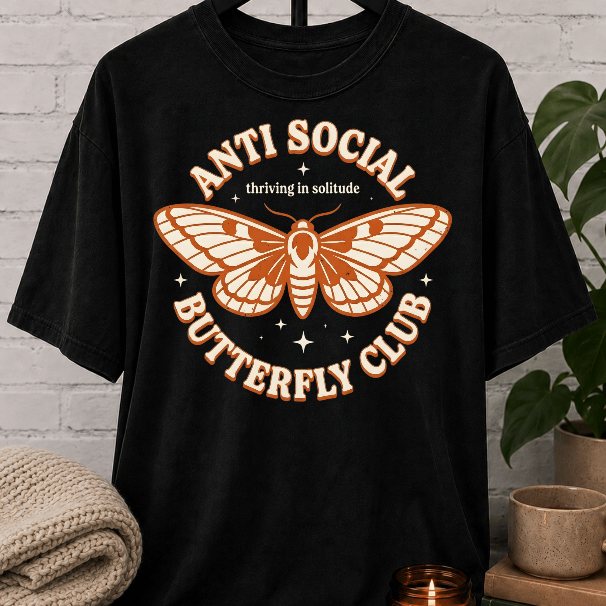 Anti-Social Butterfly Club T-Shirt