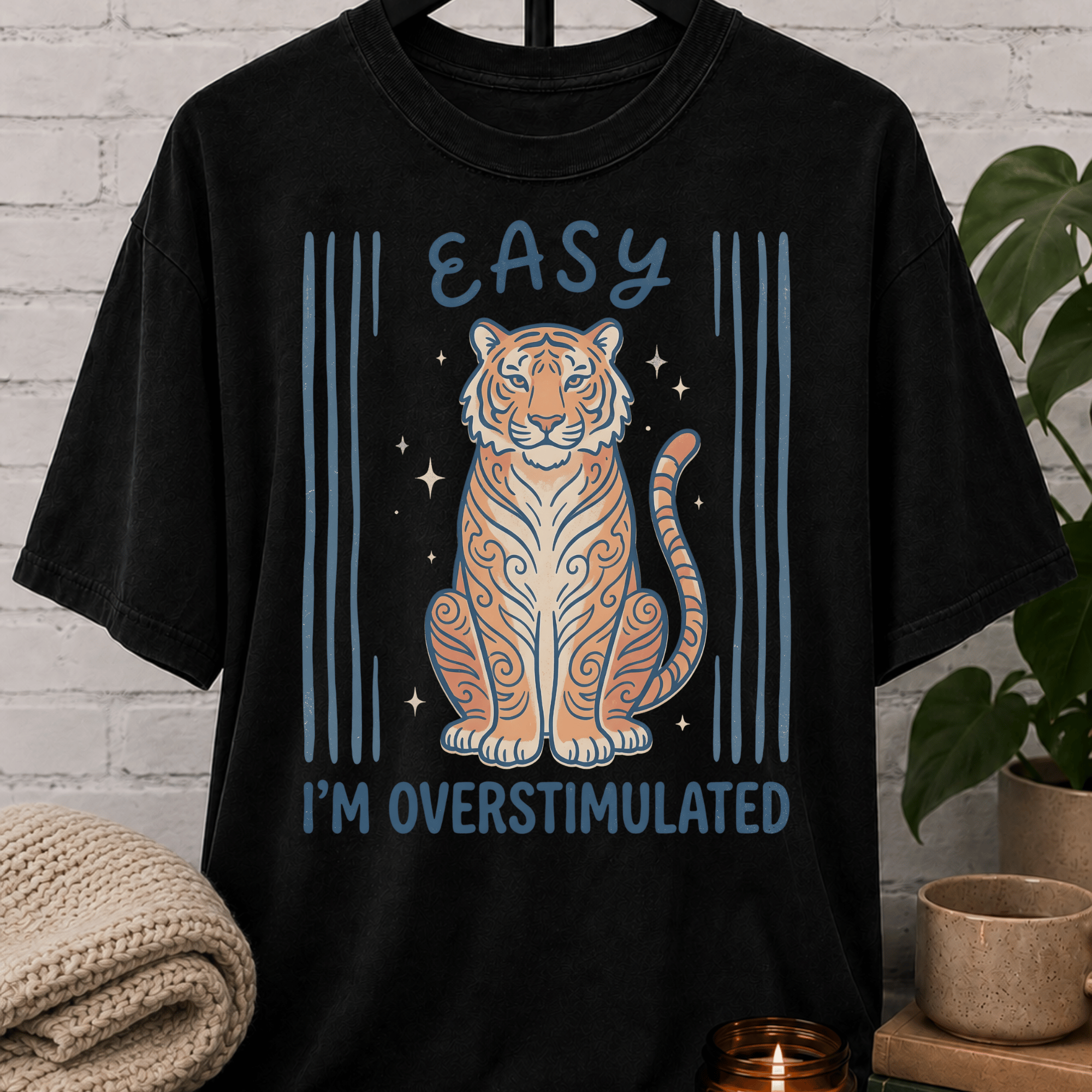 Easy Tiger I'm Overstimulated T-Shirt