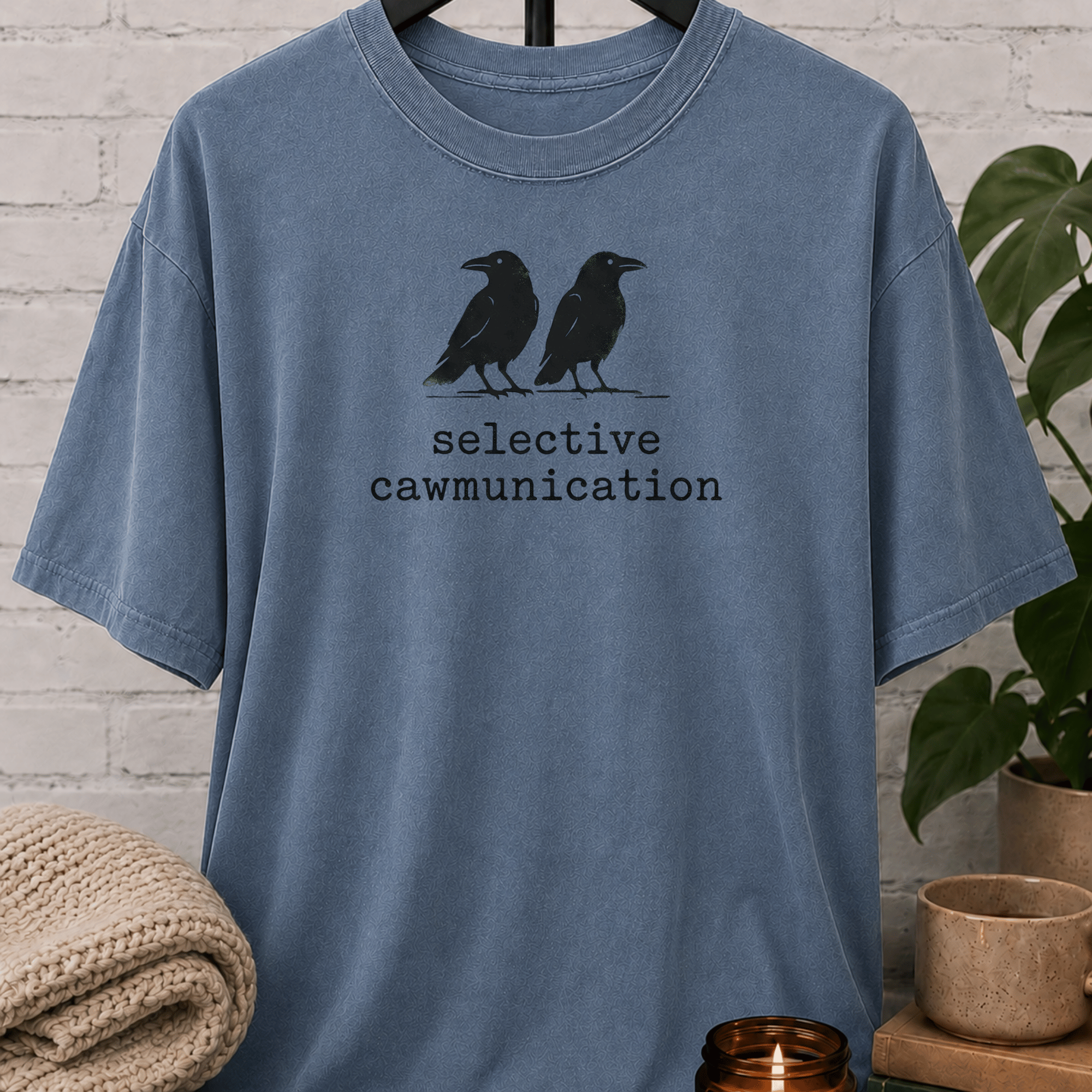 Selective Caw-munication Crow T-Shirt