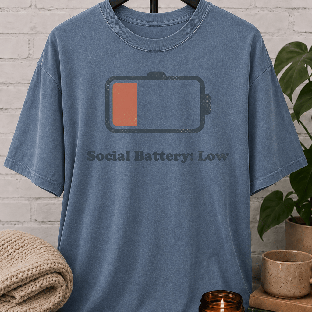 Social Battery Low T-Shirt