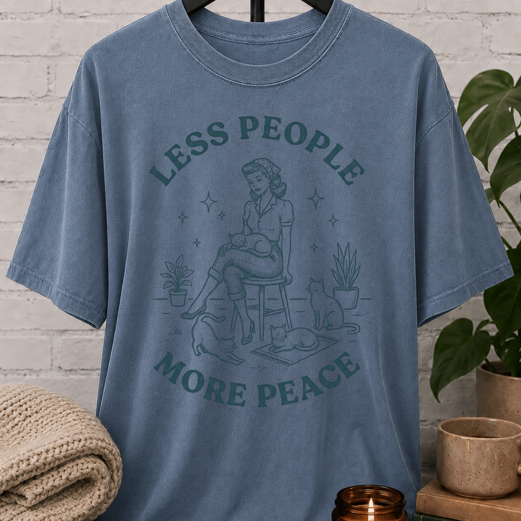 Less People, More Peace T-Shirt