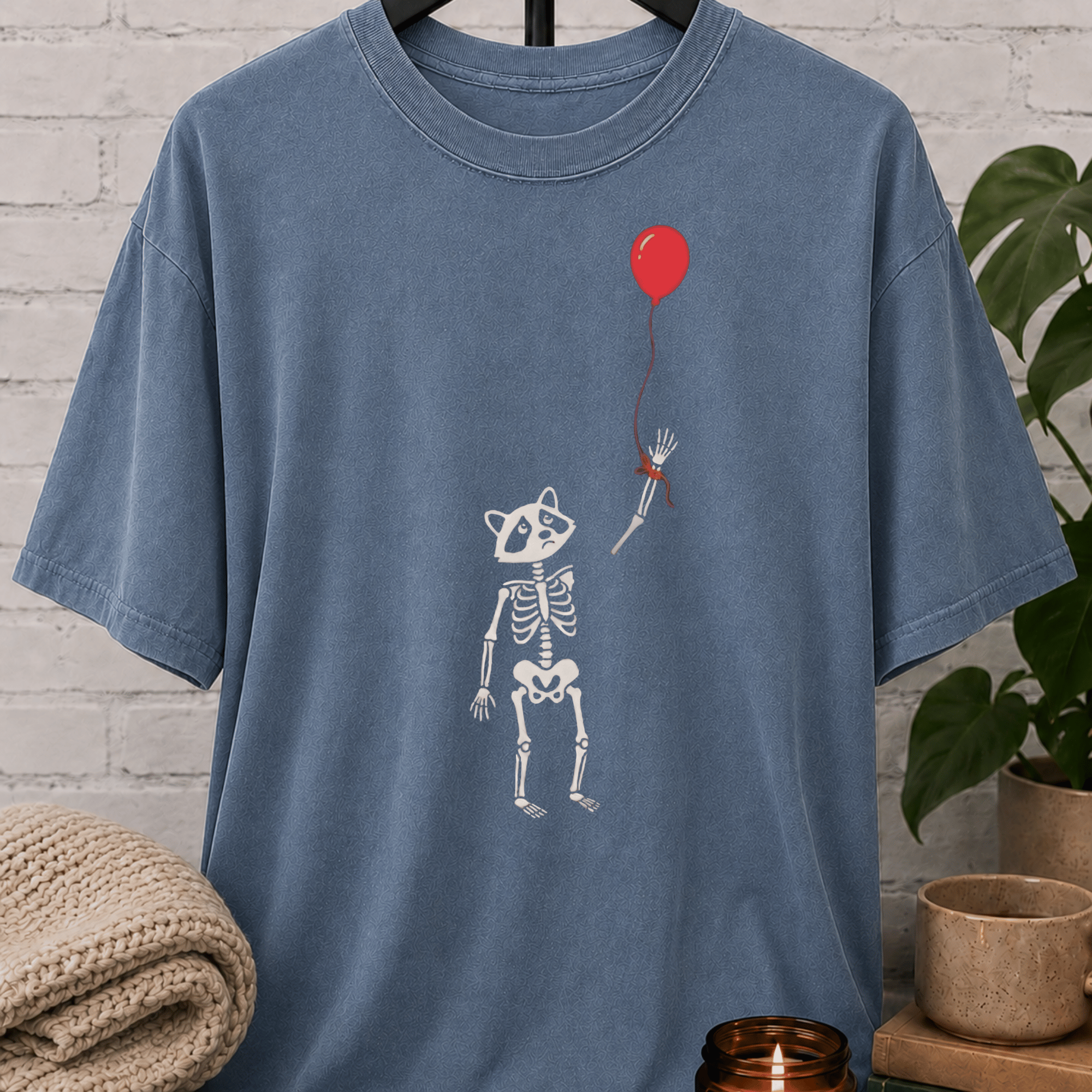 Skeleton Raccoon T-Shirt
