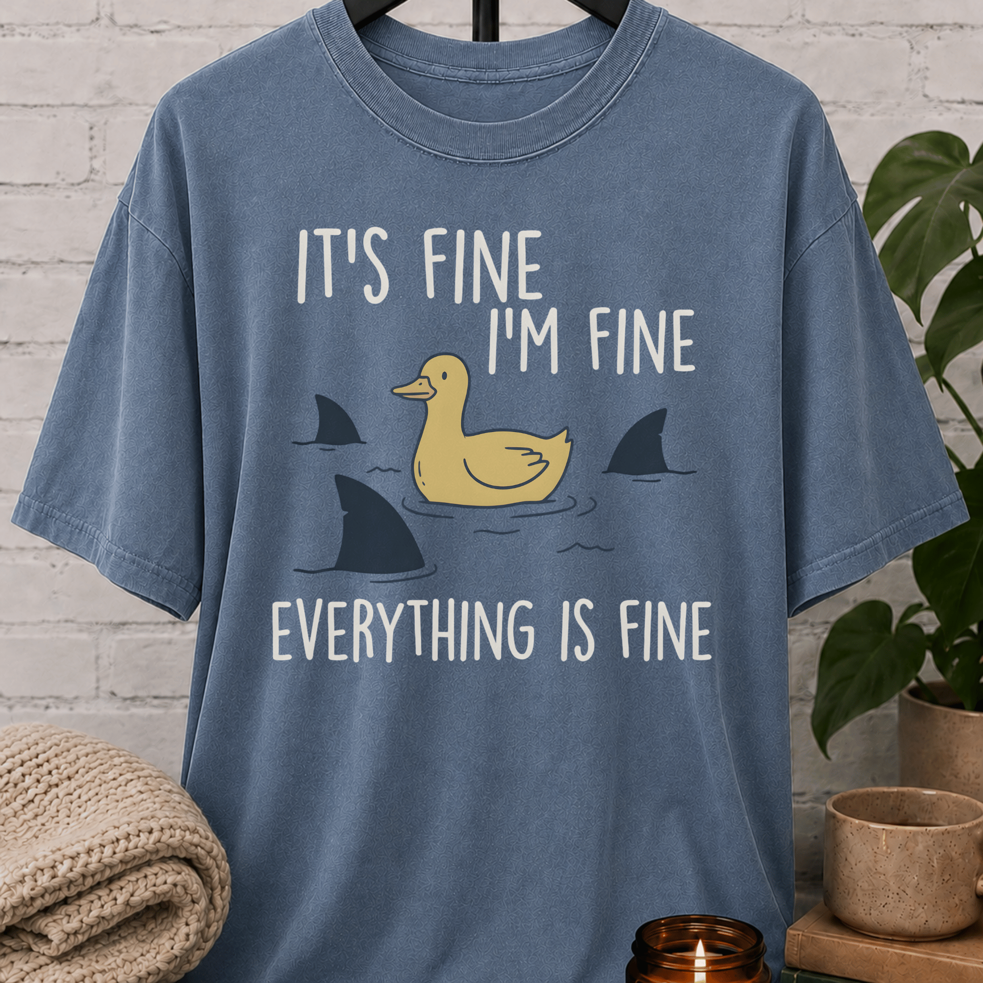 It's Fine, I'm Fine, Everything is Fine Duck T-Shirt