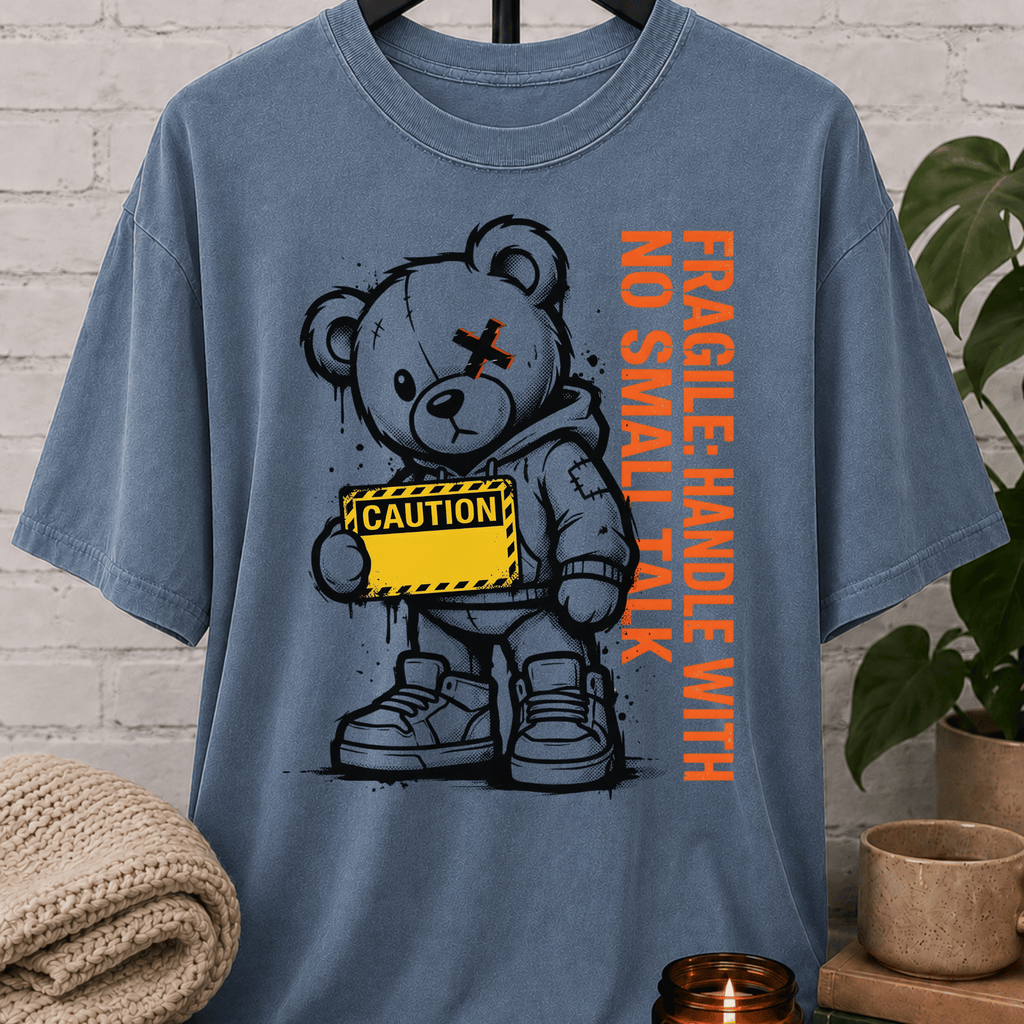 No Small Talk Bear T-Shirt