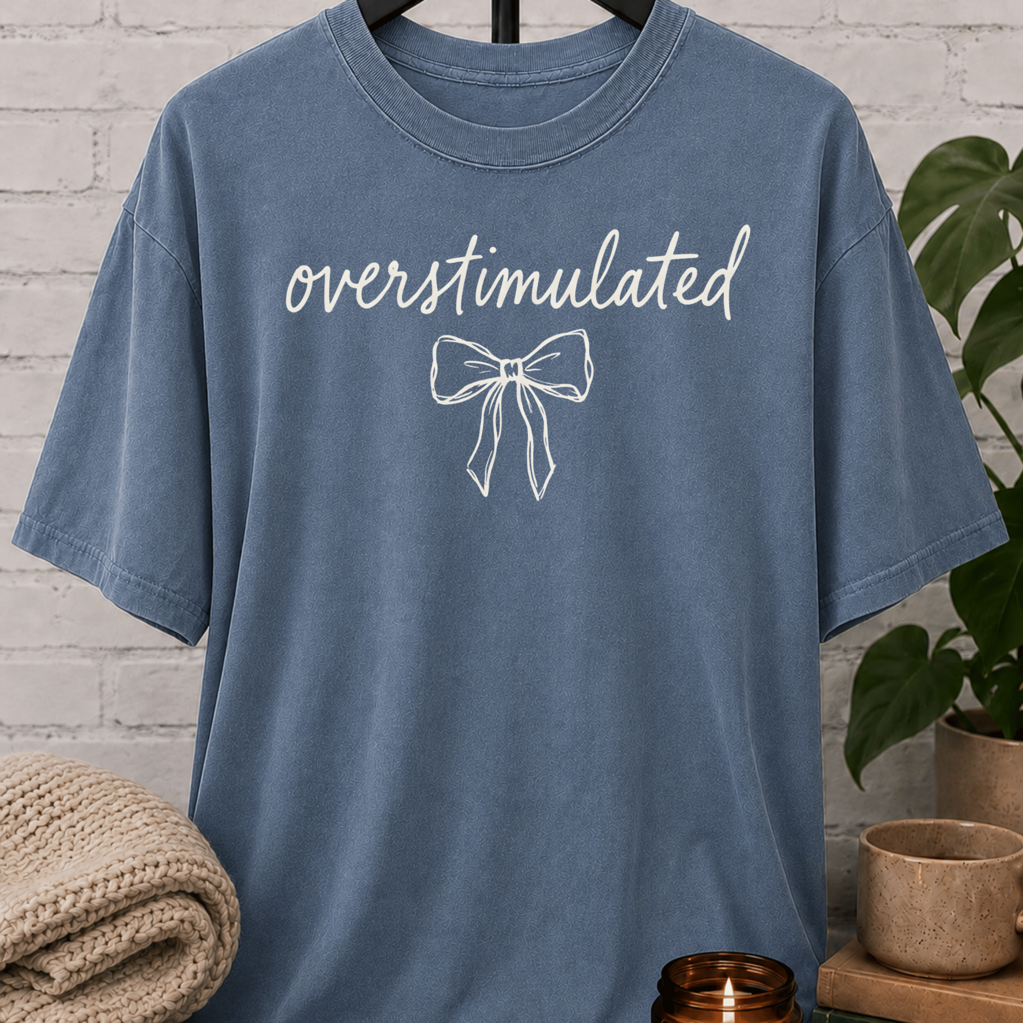 Overstimulated Coquette Bow T-Shirt