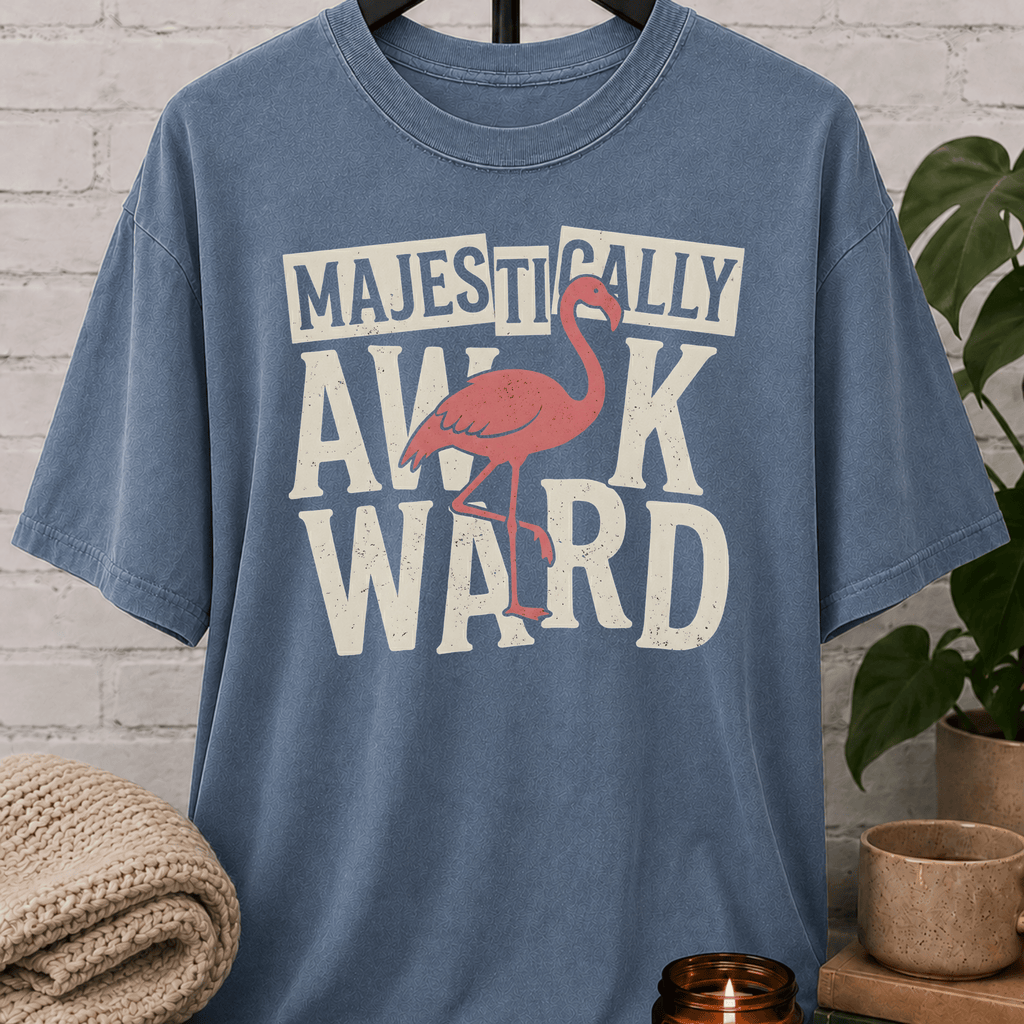 Majestically Awkward Flamingo T-Shirt