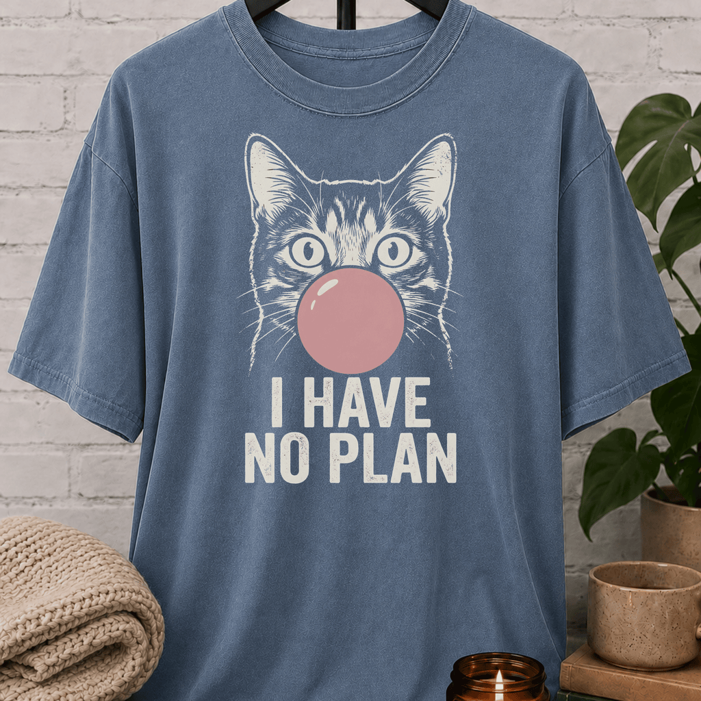 I Have No Plan Cat T-Shirt