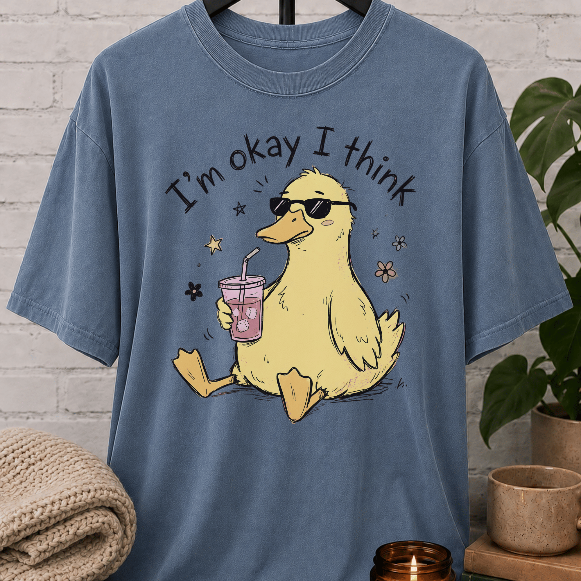 I'm Okay I Think Duck T-Shirt