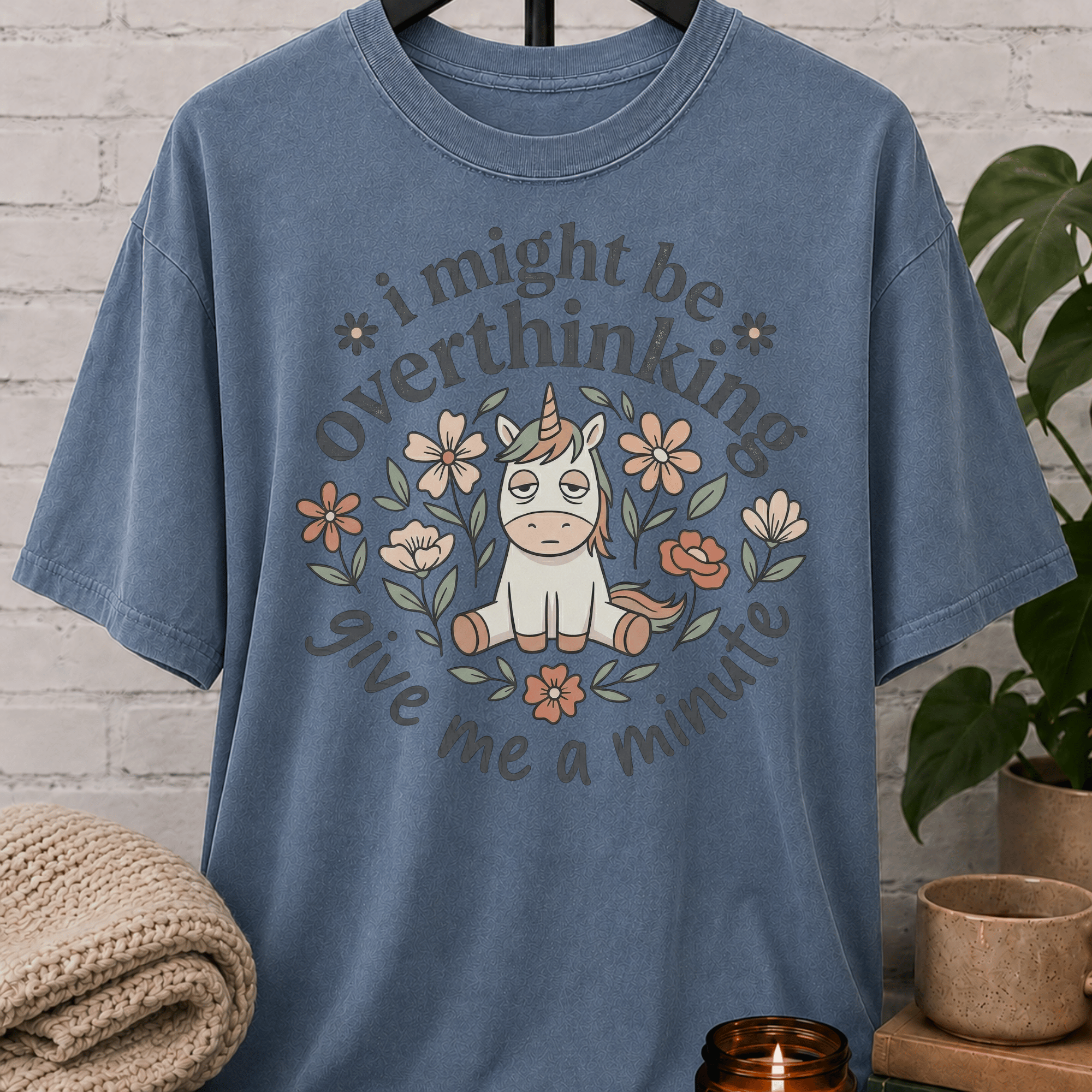 I Might Be Overthinking Unicorn T-Shirt