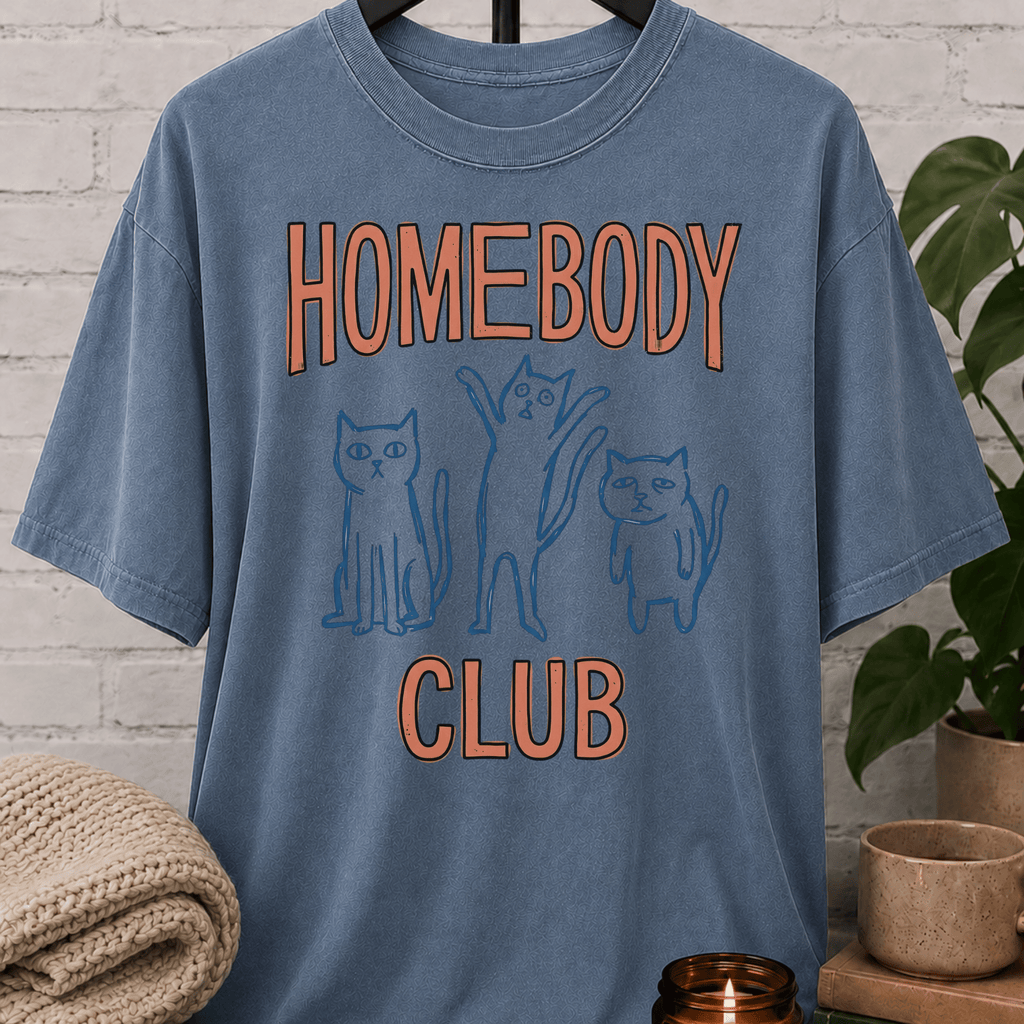 Homebody Club Cat T-Shirt