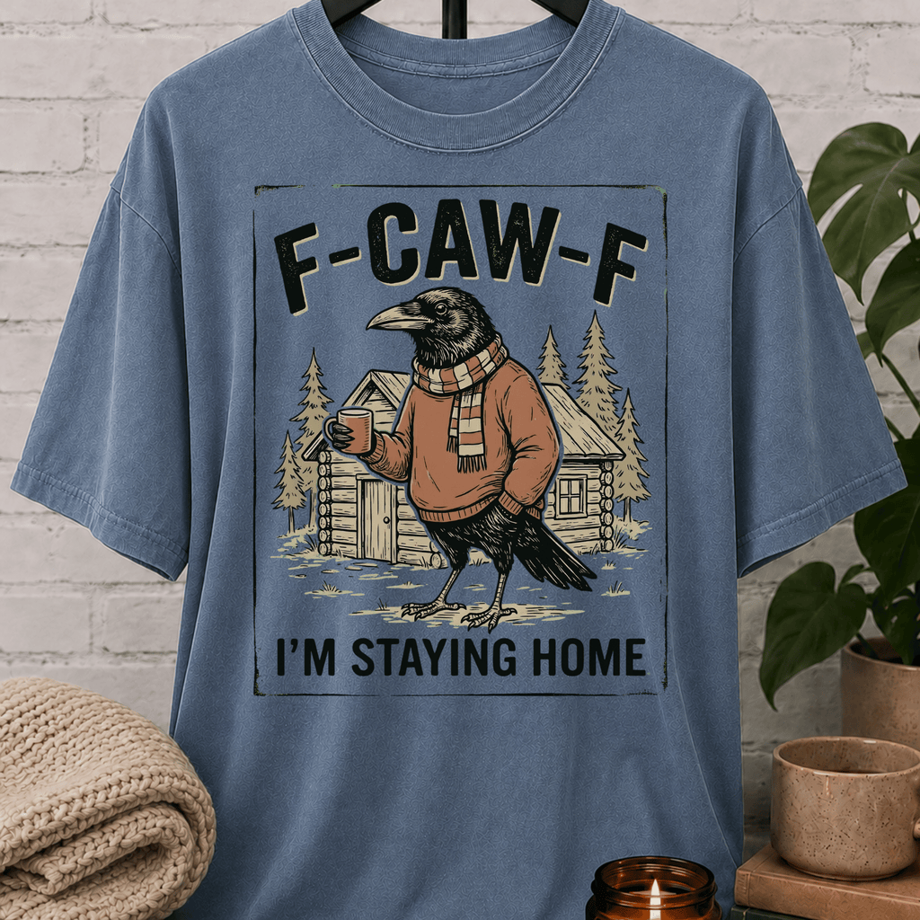 F-CAW-F Staying Home T-Shirt