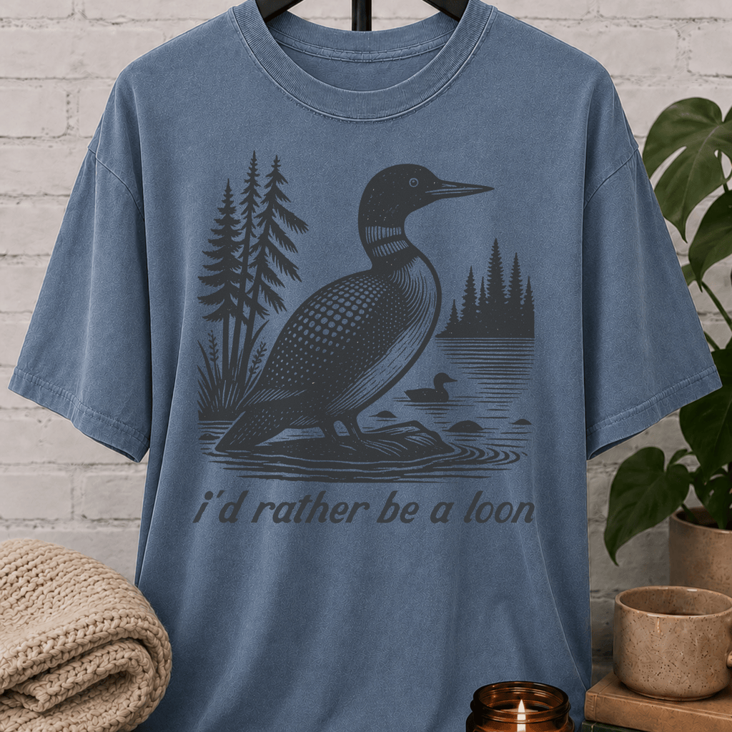 I'd Rather Be A Loon Duck T-Shirt