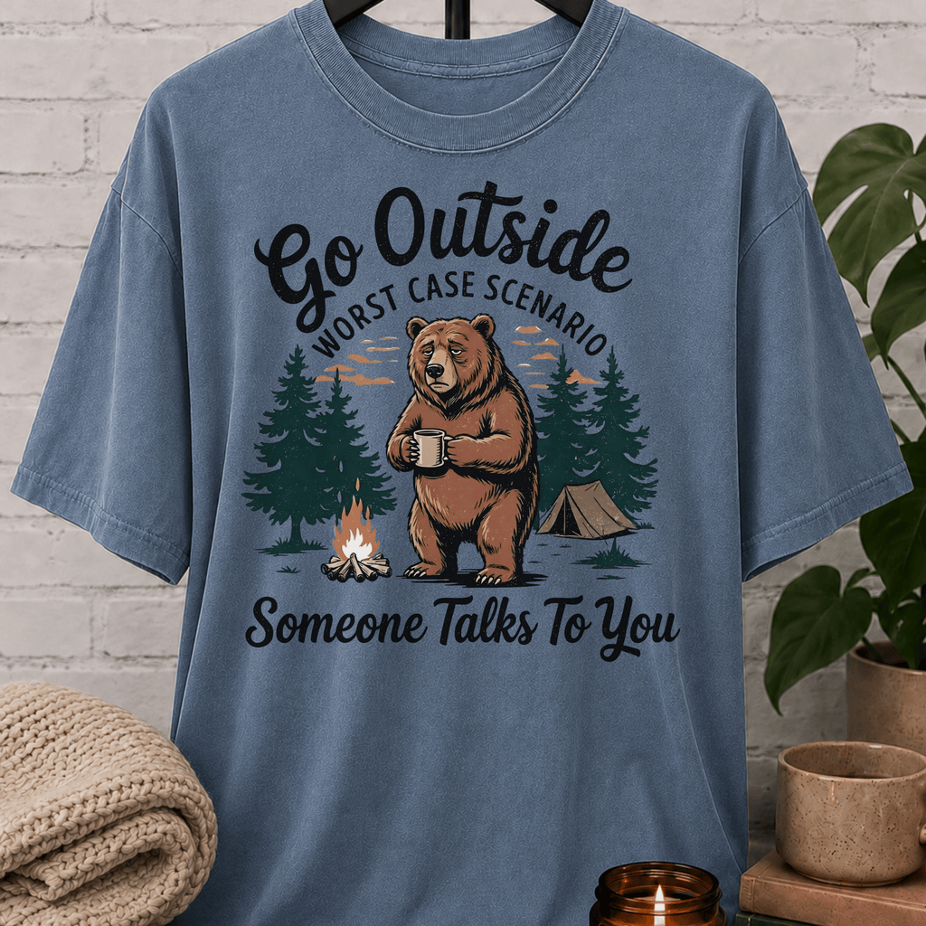 Go Outside Bear T-Shirt