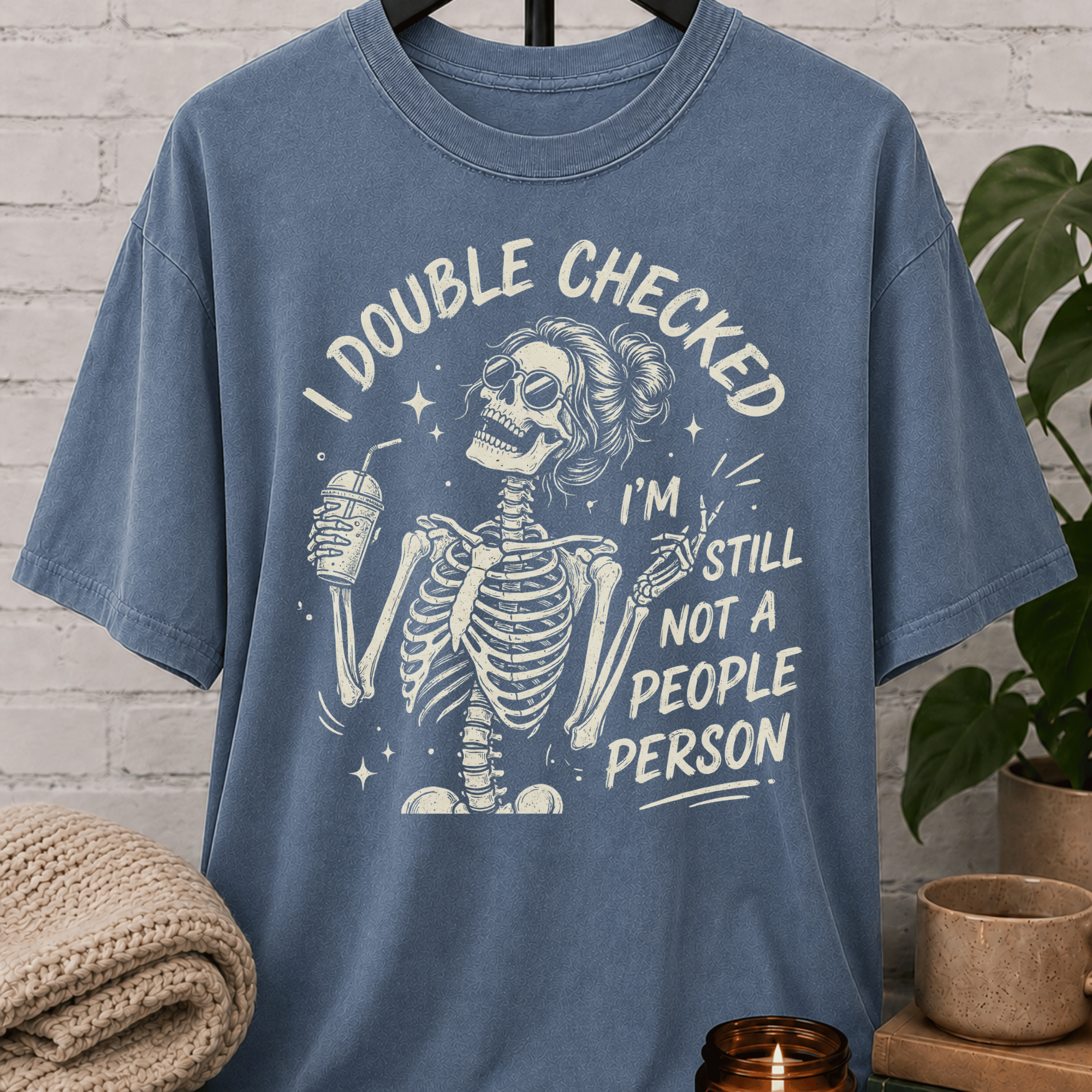 I Double Checked Skeleton T-Shirt