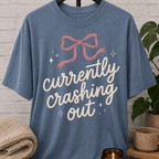 Currently Crashing Out Coquette T-Shirt