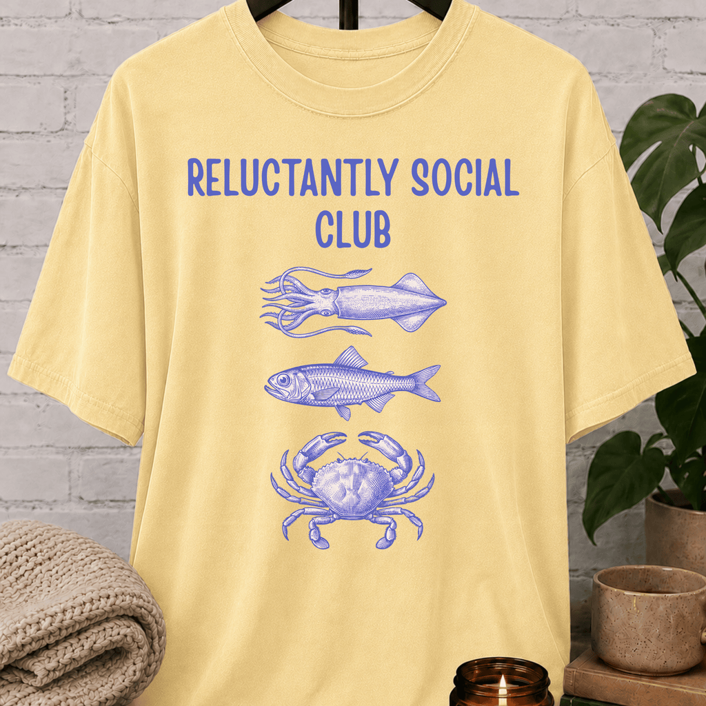Reluctantly Social Club Fish T-Shirt