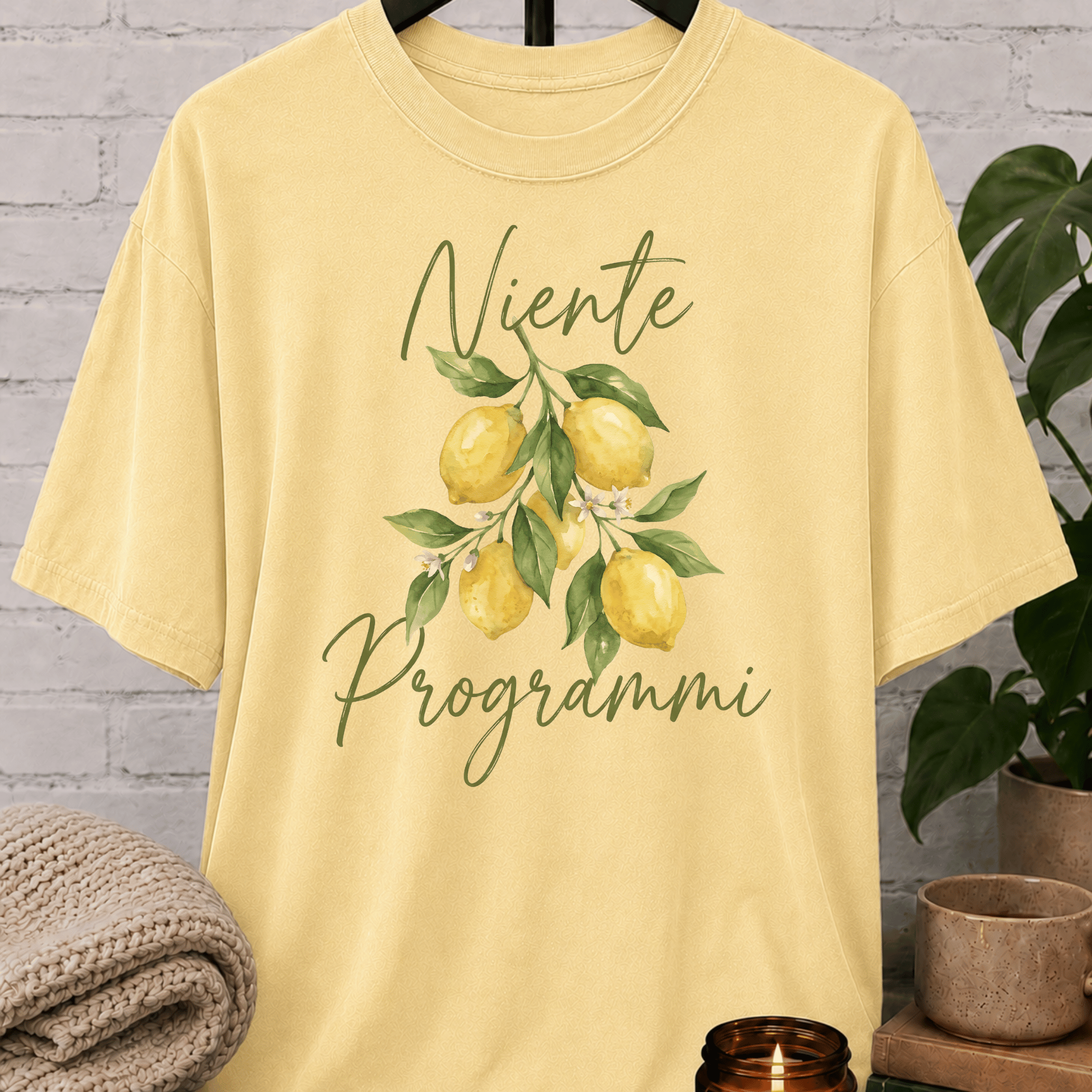 Niente Programmi, No Plans T-Shirt