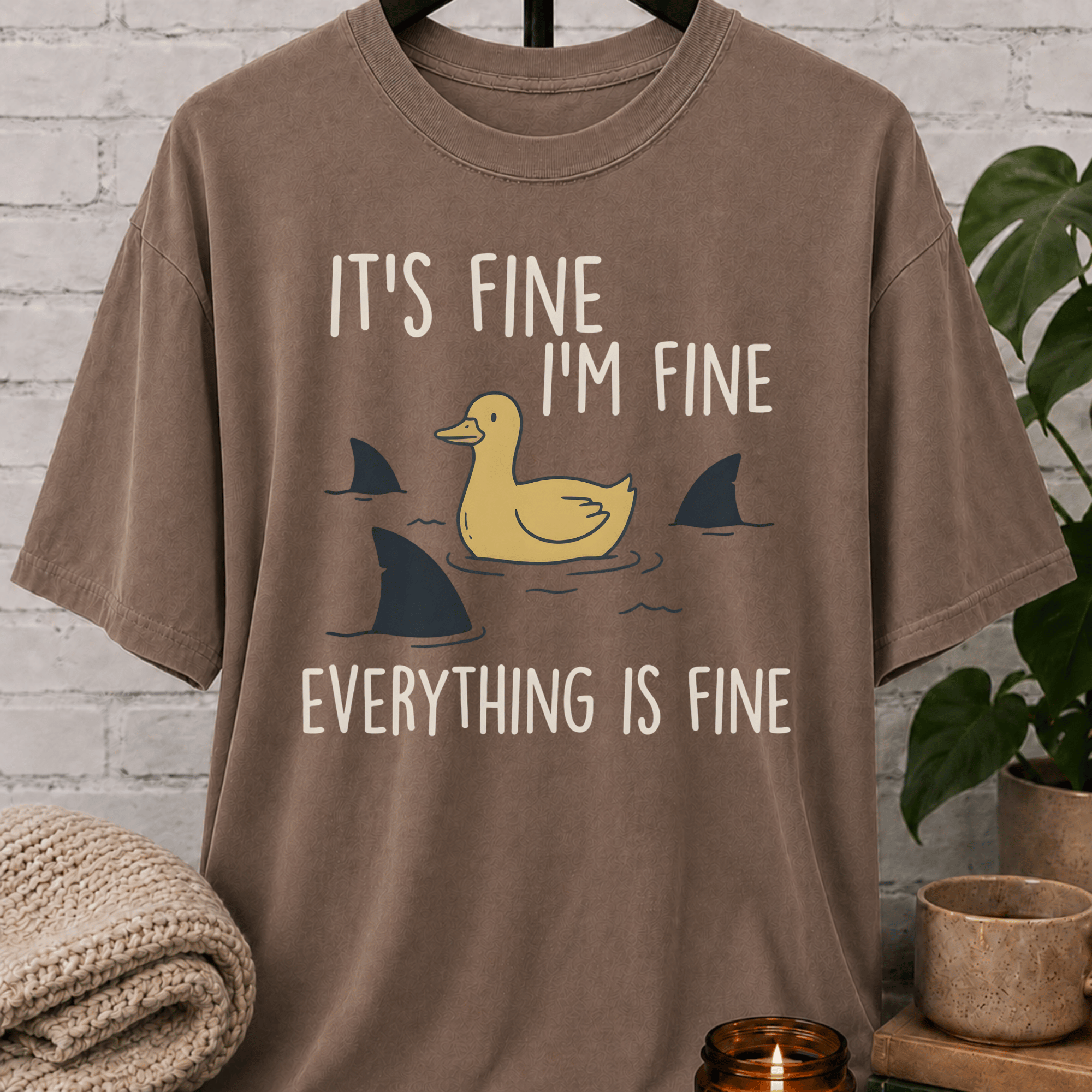 It's Fine, I'm Fine, Everything is Fine Duck T-Shirt