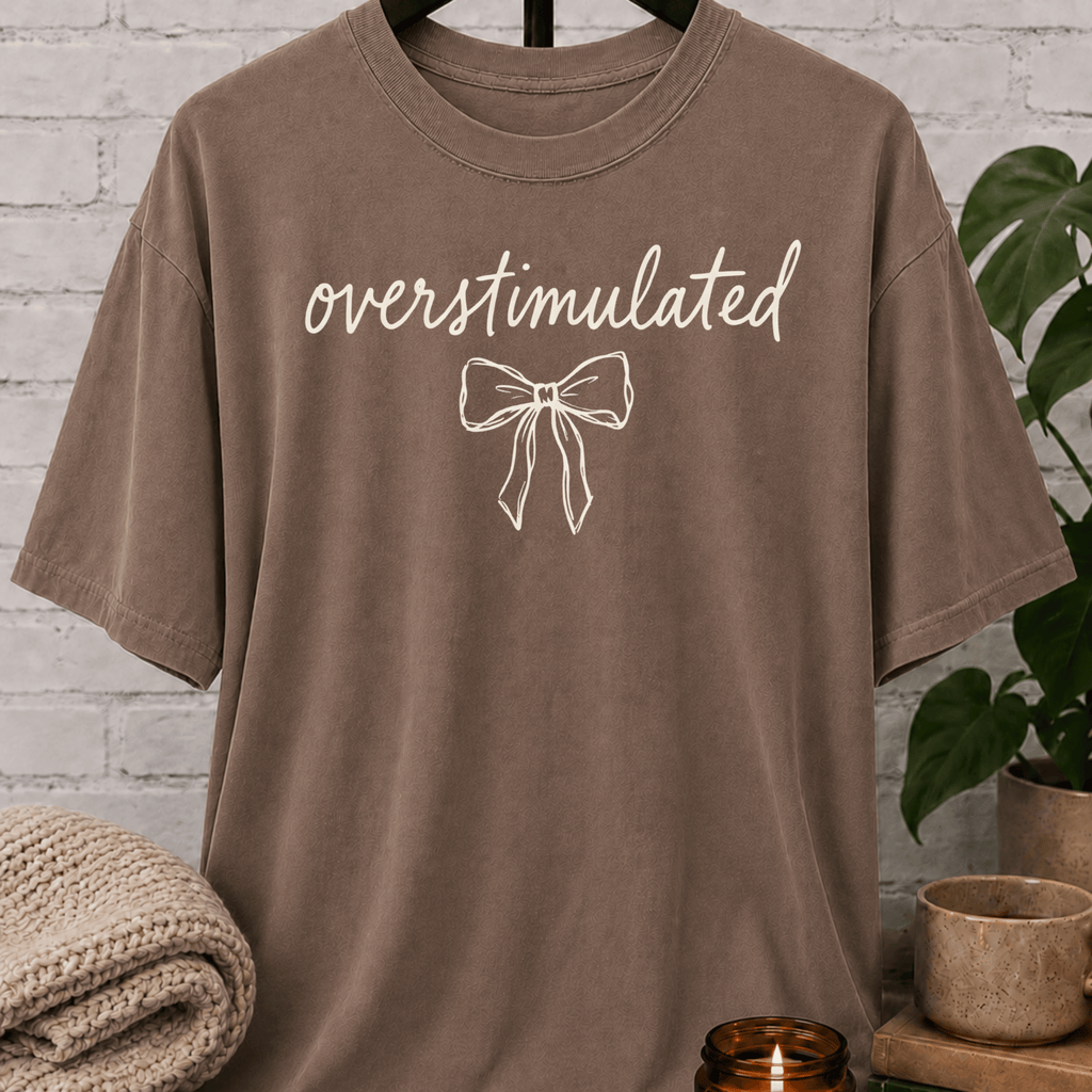 Overstimulated Coquette Bow T-Shirt