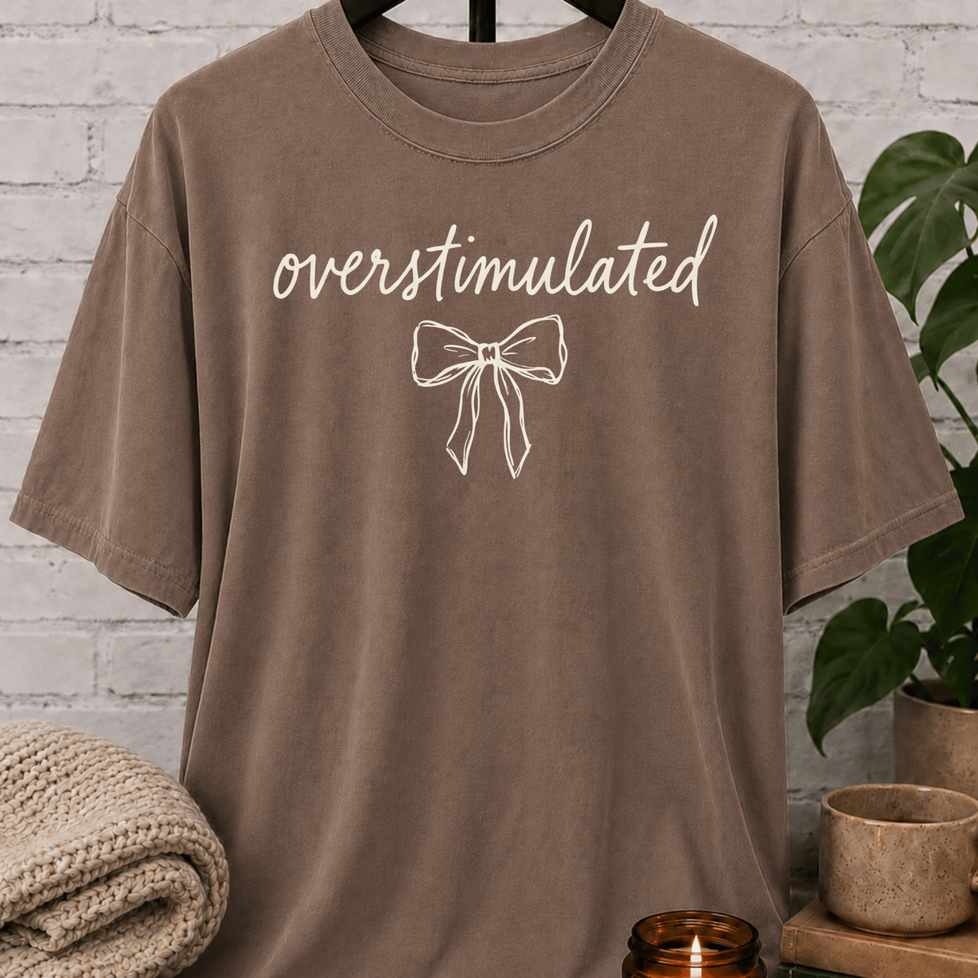 Overstimulated Coquette Bow T-Shirt