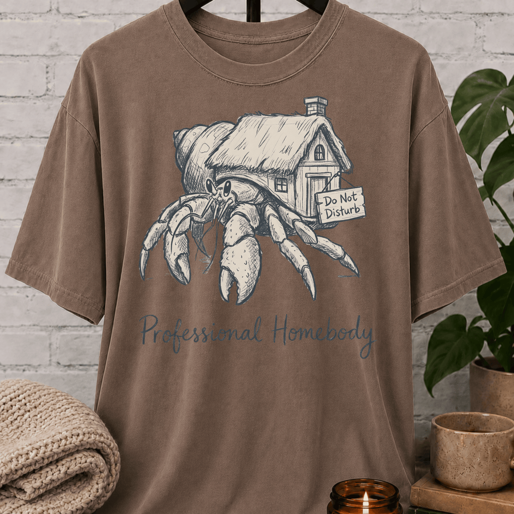 Professional Homebody Crab T-Shirt
