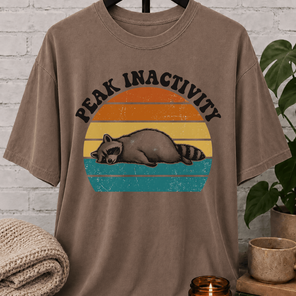 Peak Inactivity Raccoon T-Shirt