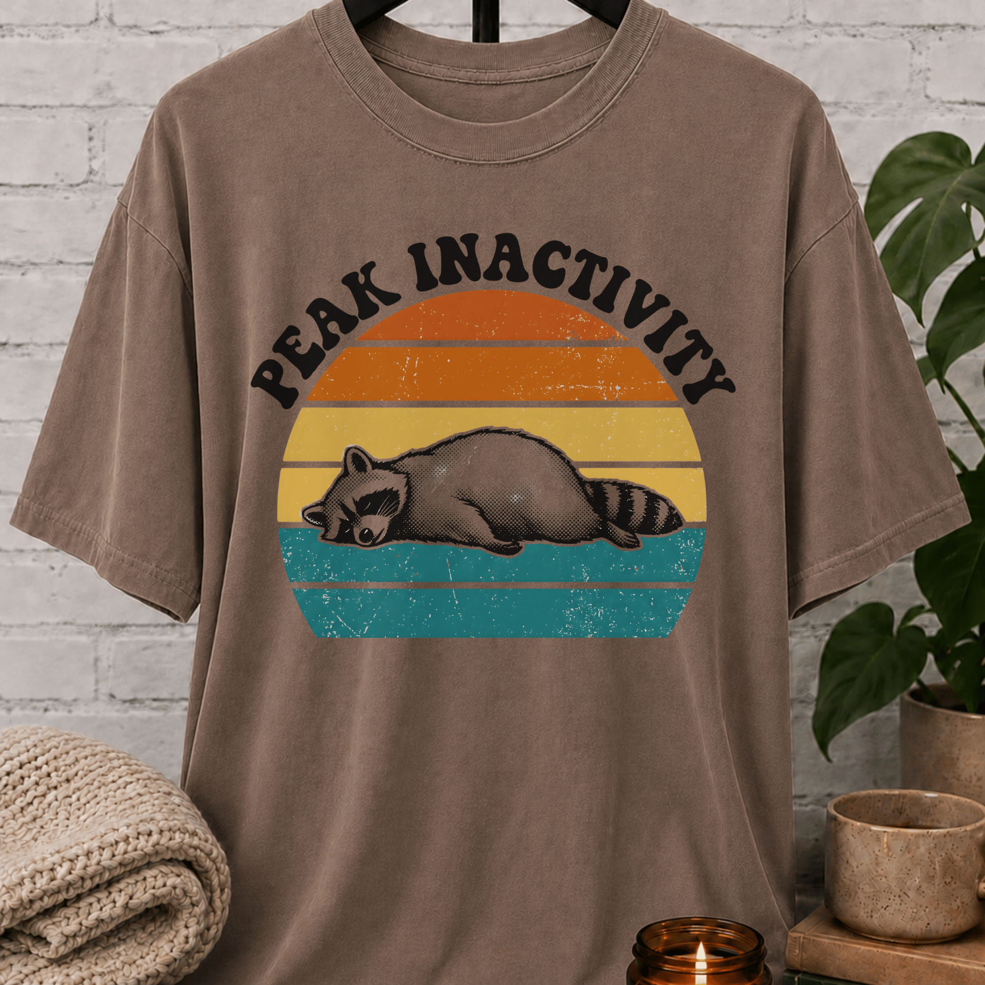 Peak Inactivity Raccoon T-Shirt