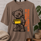 No Small Talk Bear T-Shirt