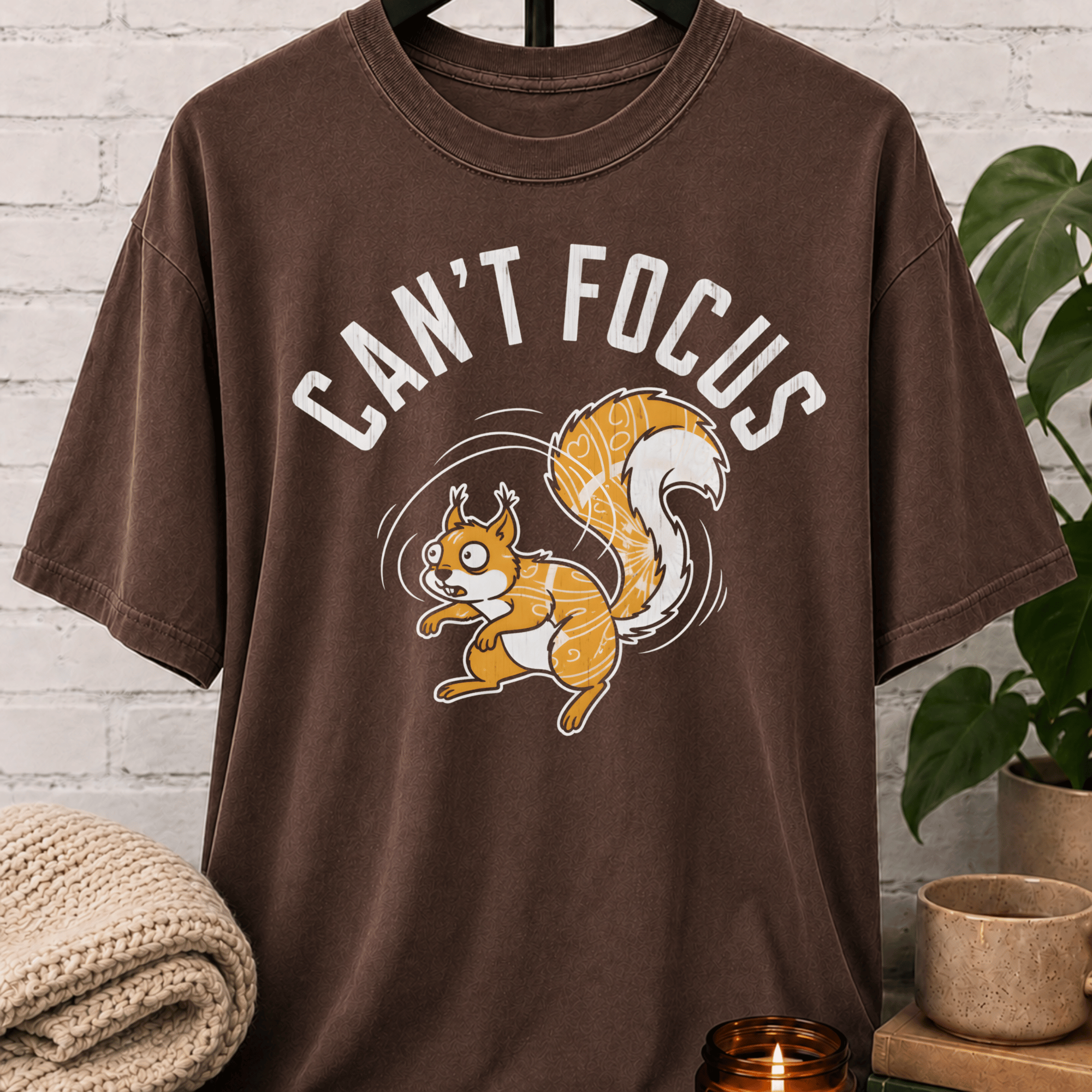 Can't Focus Squirrel T-Shirt