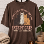 Except Cats T-Shirt
