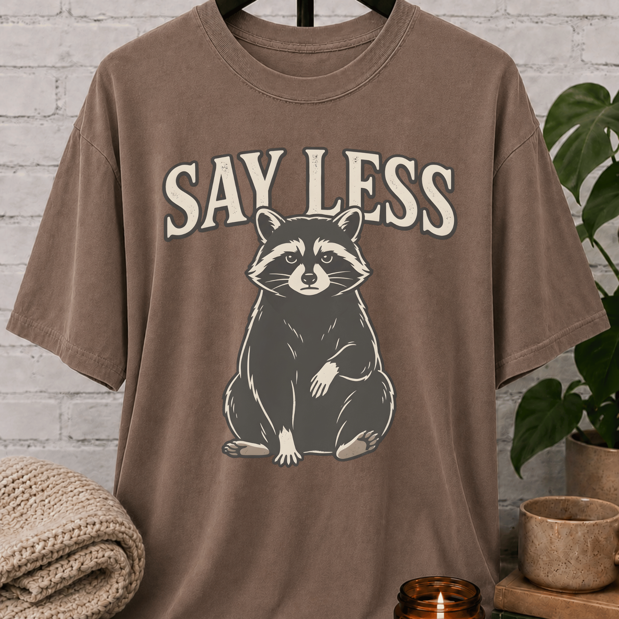 Say Less Raccoon T-Shirt