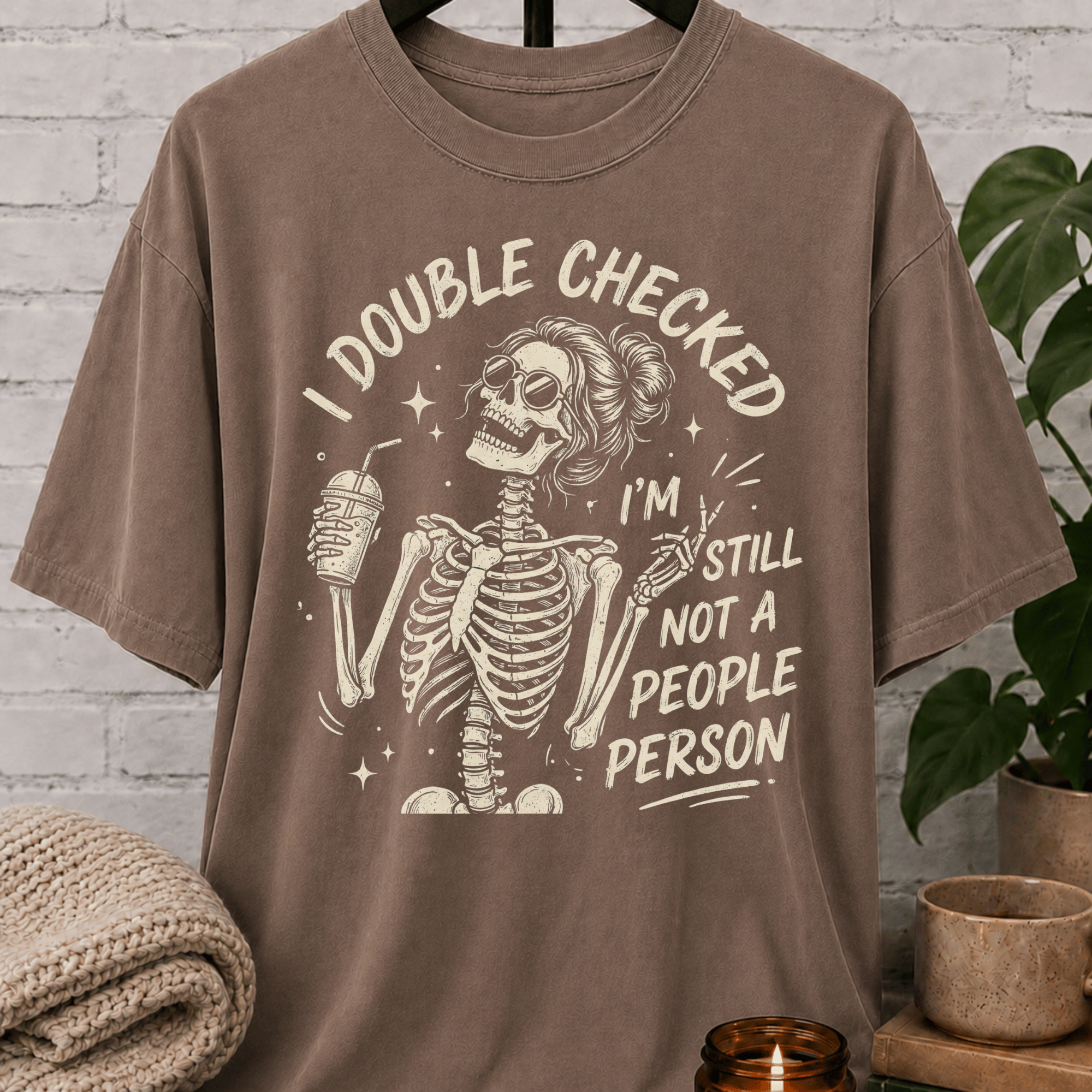 I Double Checked Skeleton T-Shirt