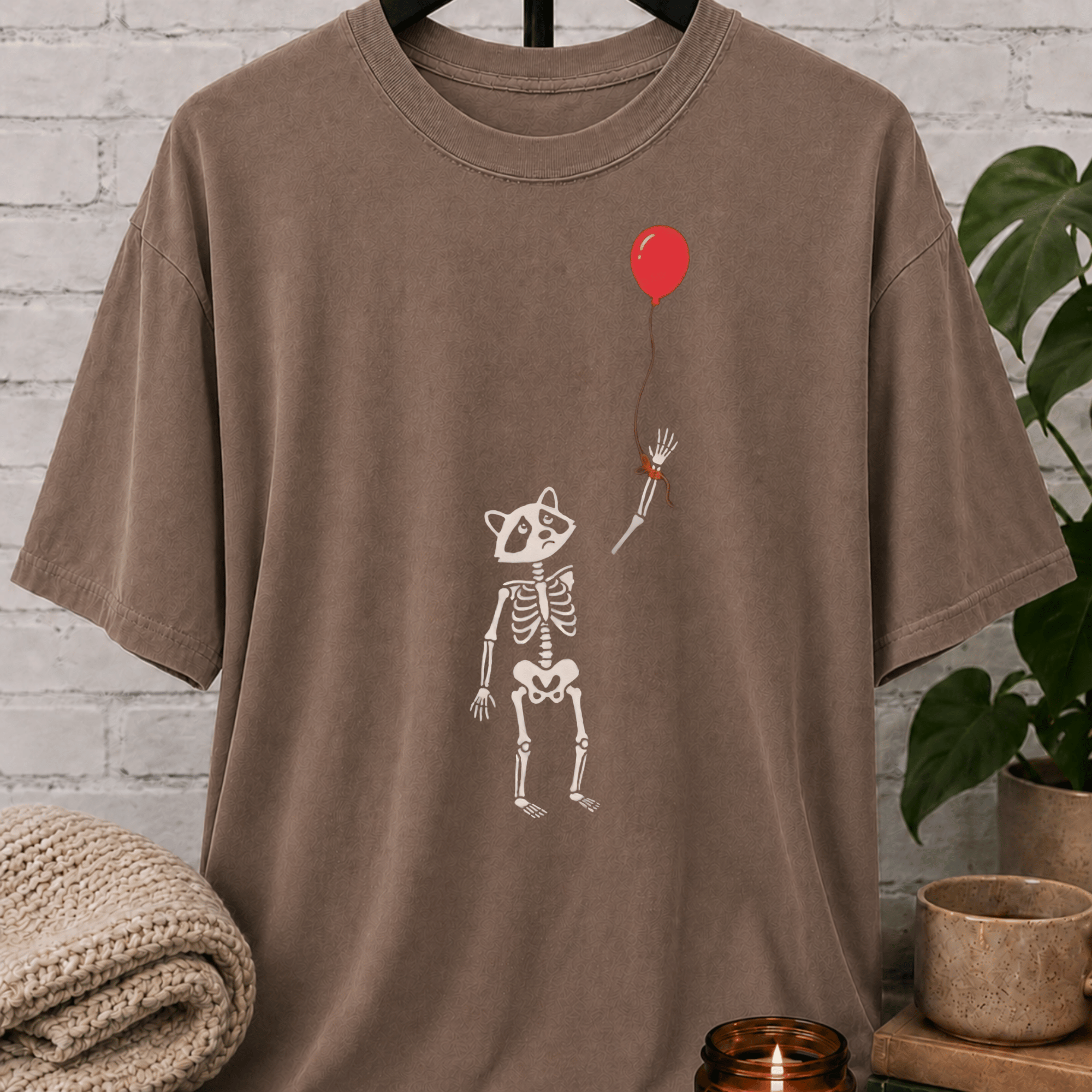 Skeleton Raccoon T-Shirt