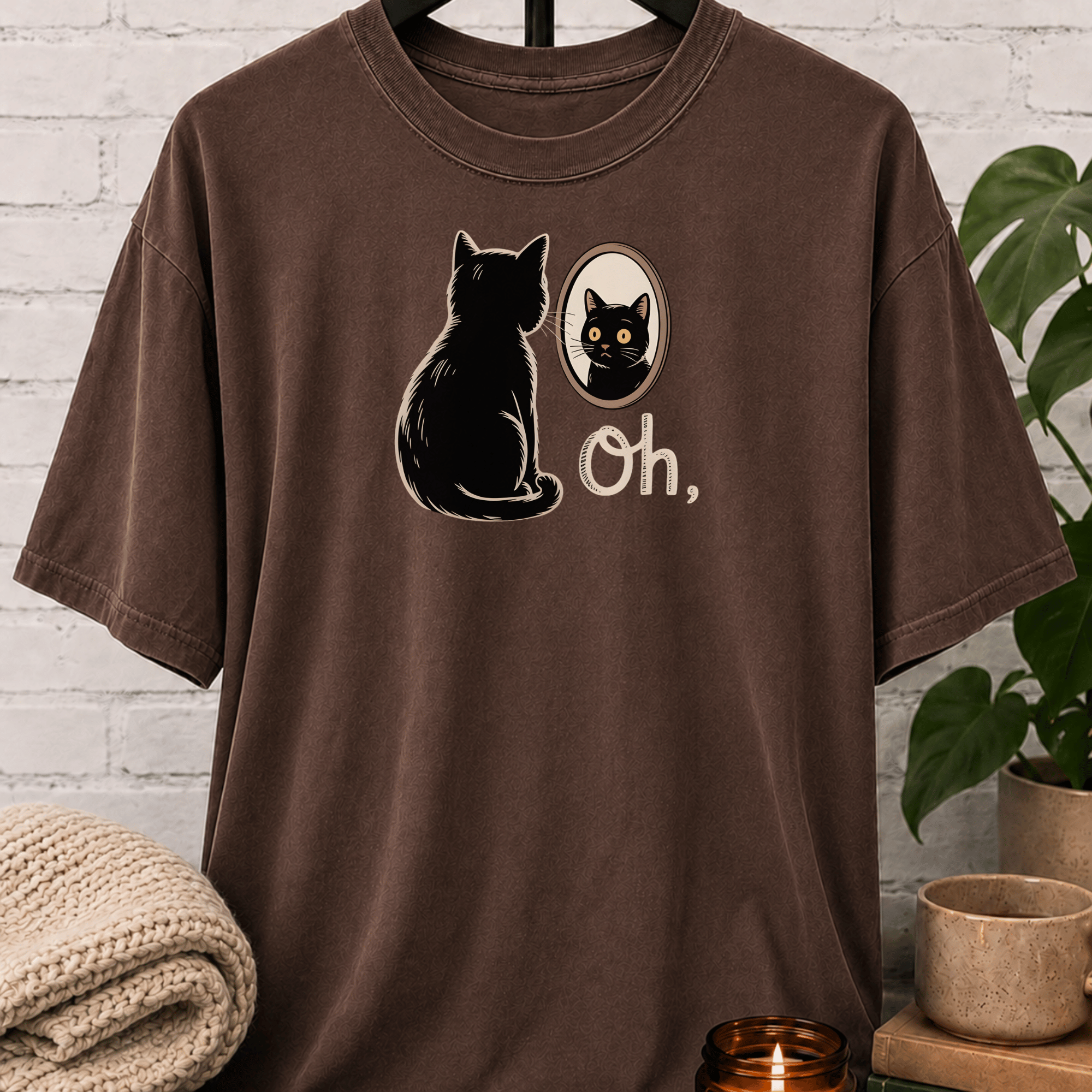 Cat In Mirror T-Shirt