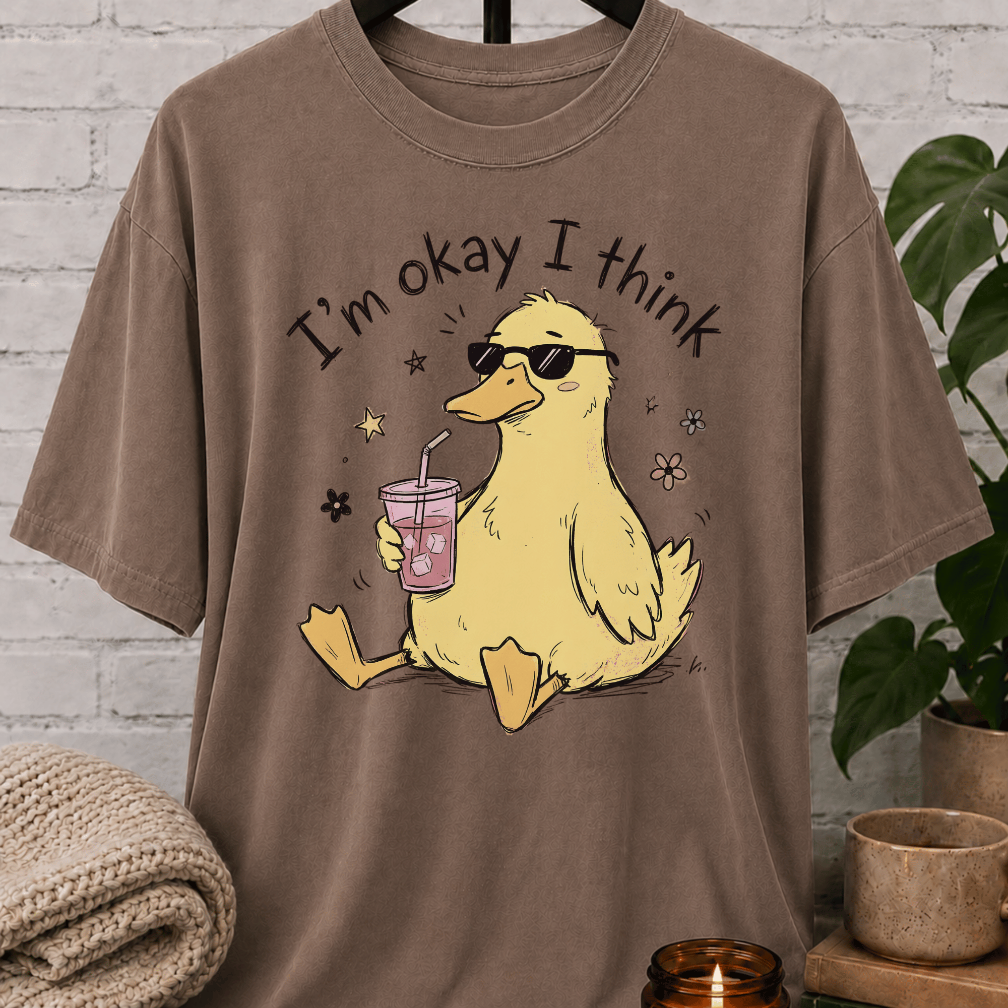 I'm Okay I Think Duck T-Shirt