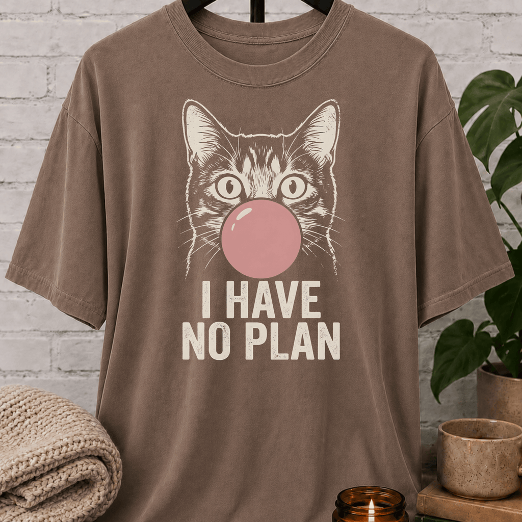 I Have No Plan Cat T-Shirt