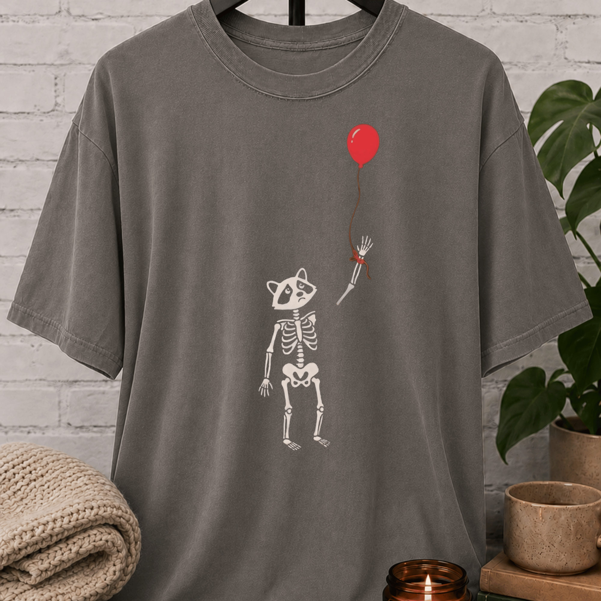 Skeleton Raccoon T-Shirt