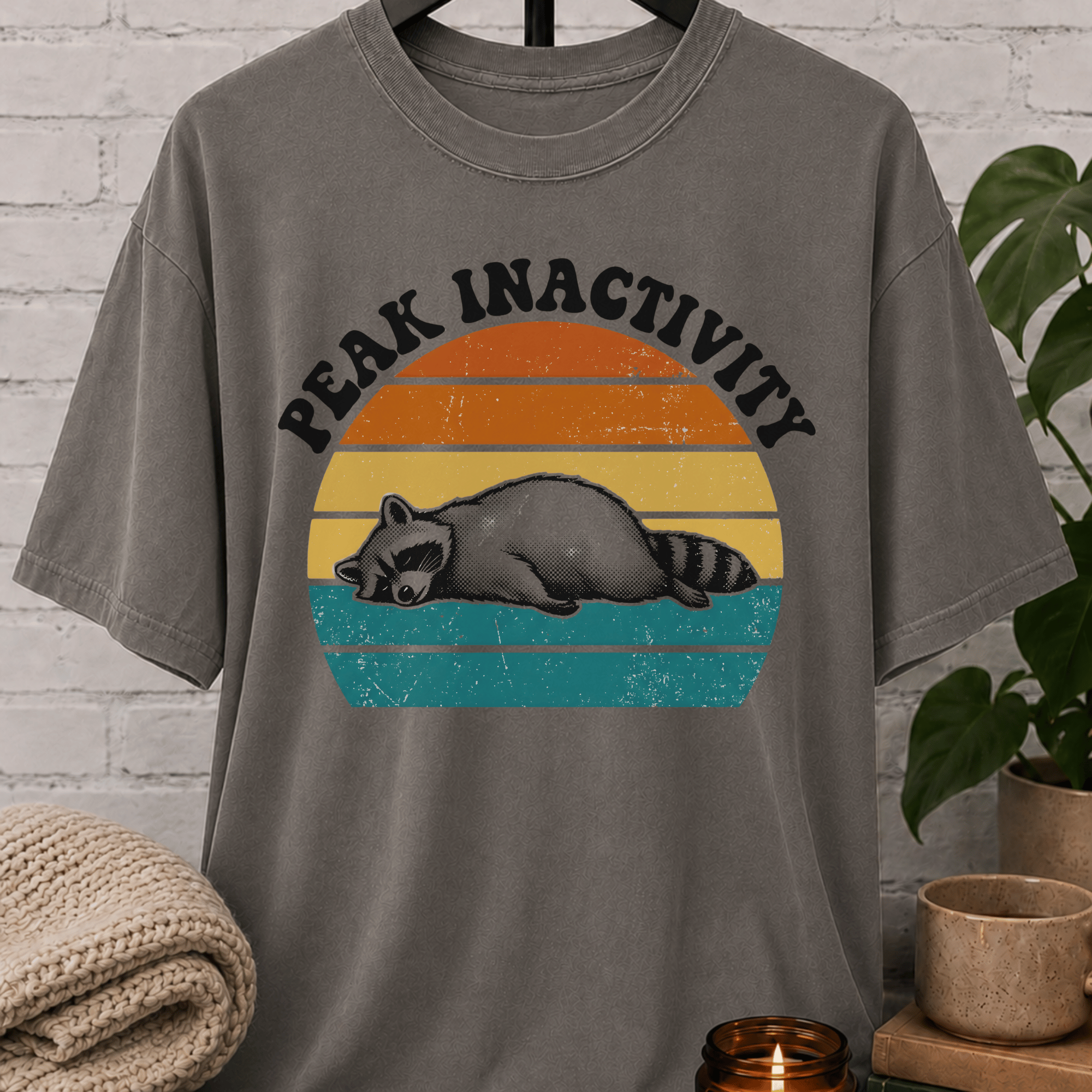 Peak Inactivity Raccoon T-Shirt
