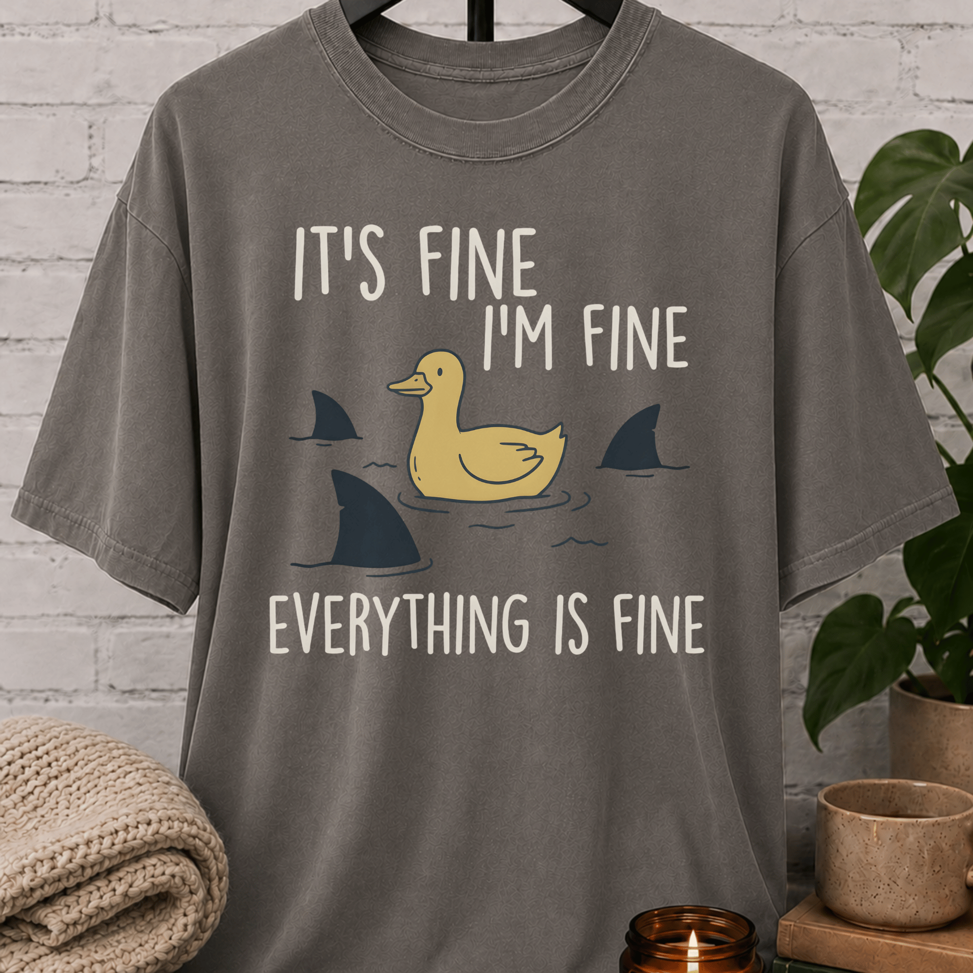 It's Fine, I'm Fine, Everything is Fine Duck T-Shirt