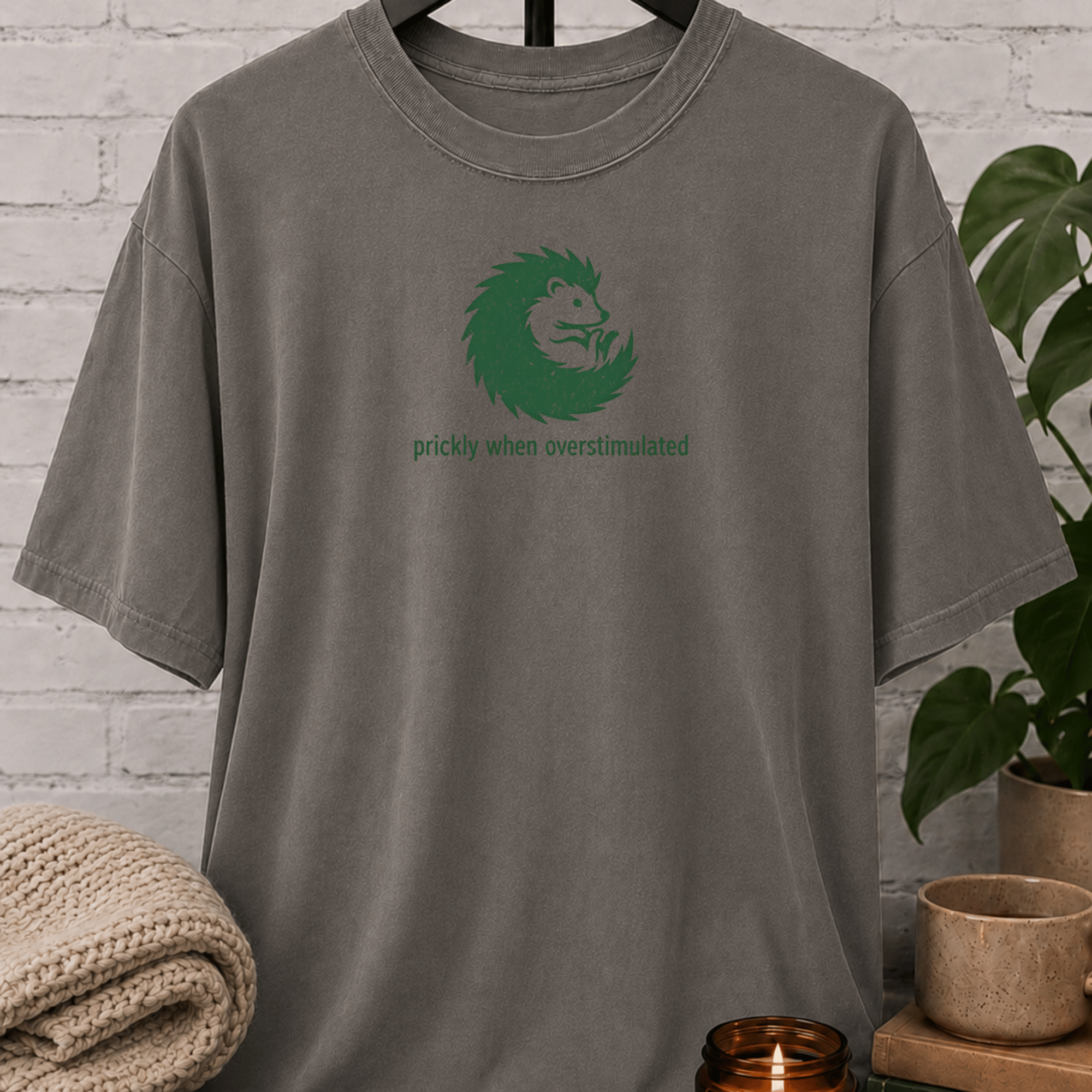 Prickly Overstimulated Hedgehog T-Shirt
