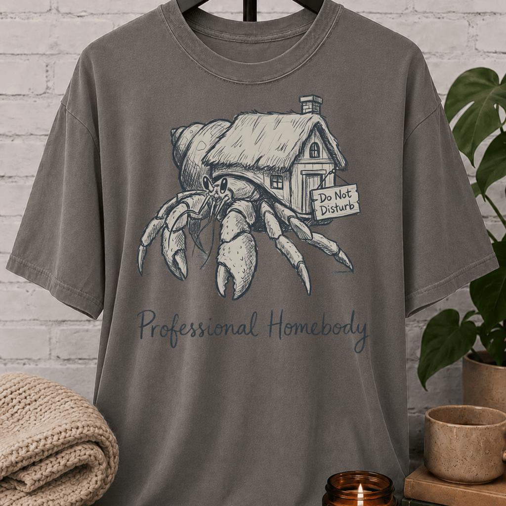 Professional Homebody Crab T-Shirt