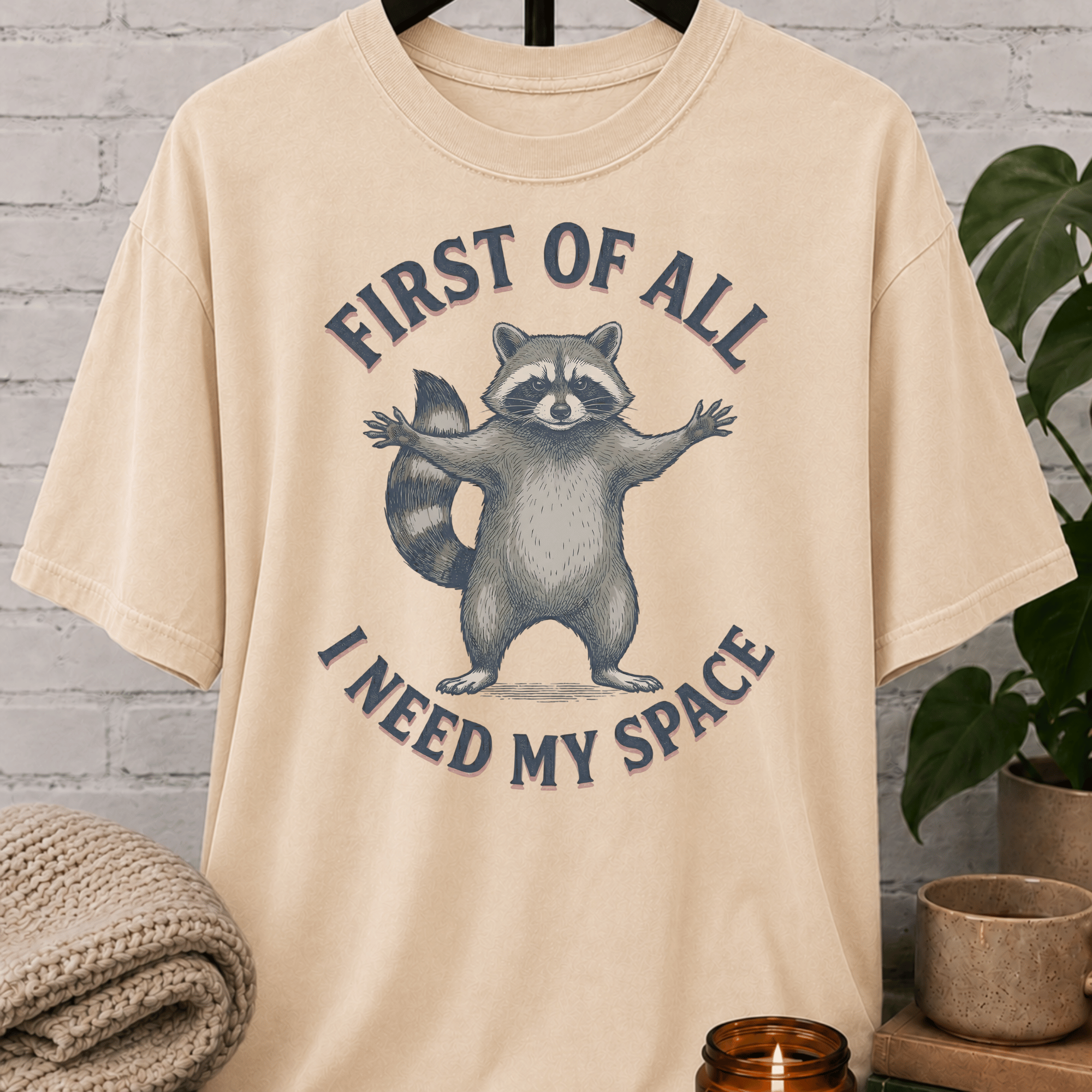 I Need My Space Raccoon T-Shirt