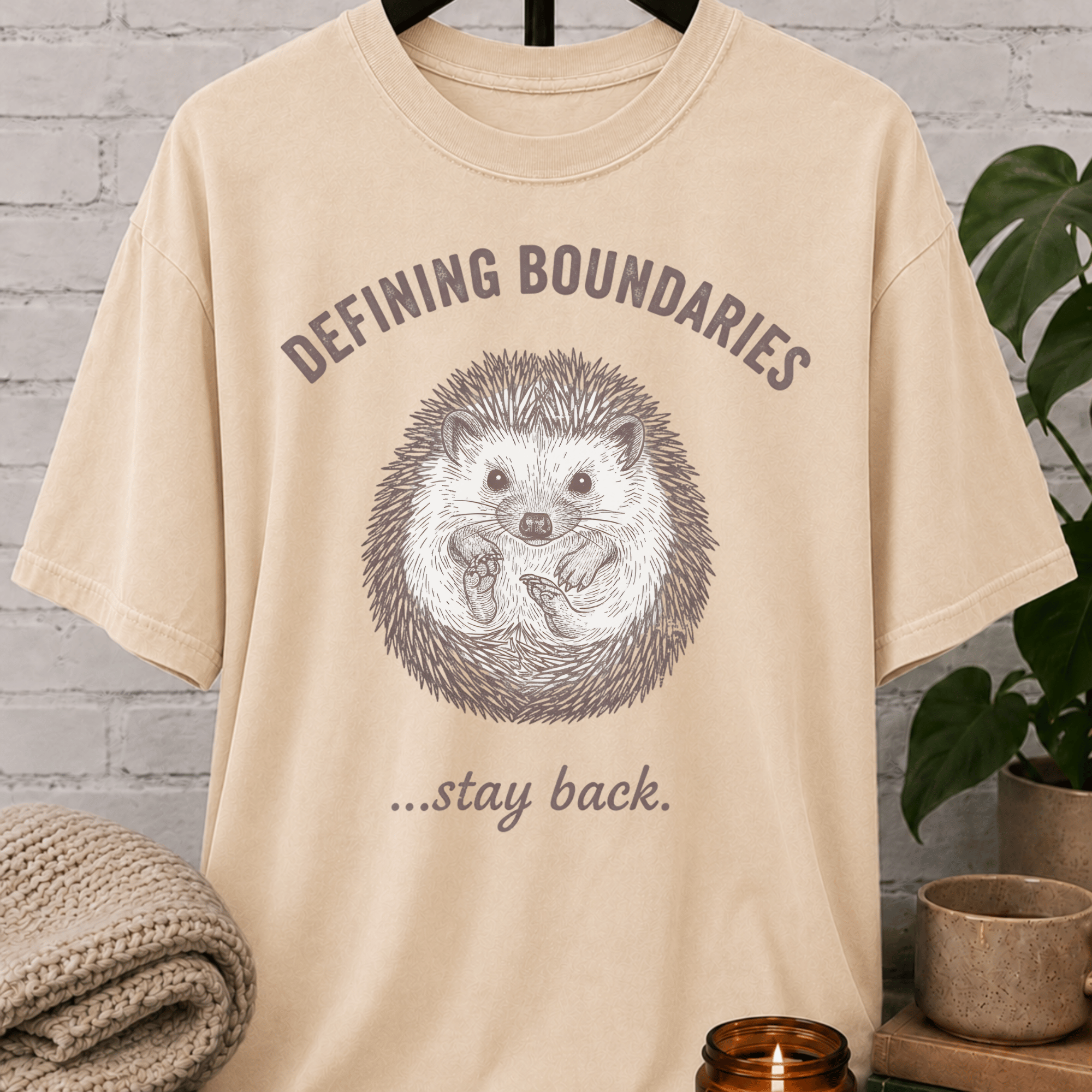 Defining Boundaries Hedgehog T-Shirt