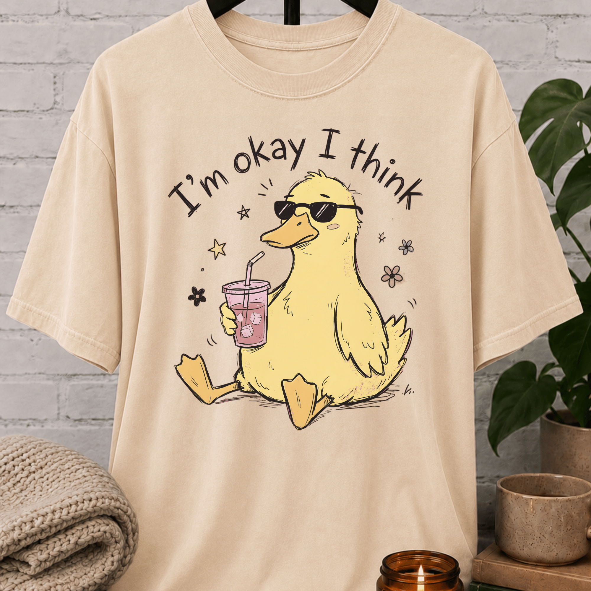 I'm Okay I Think Duck T-Shirt