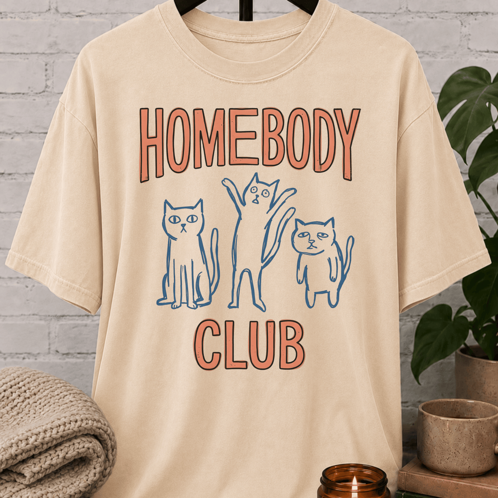 Homebody Club Cat T-Shirt