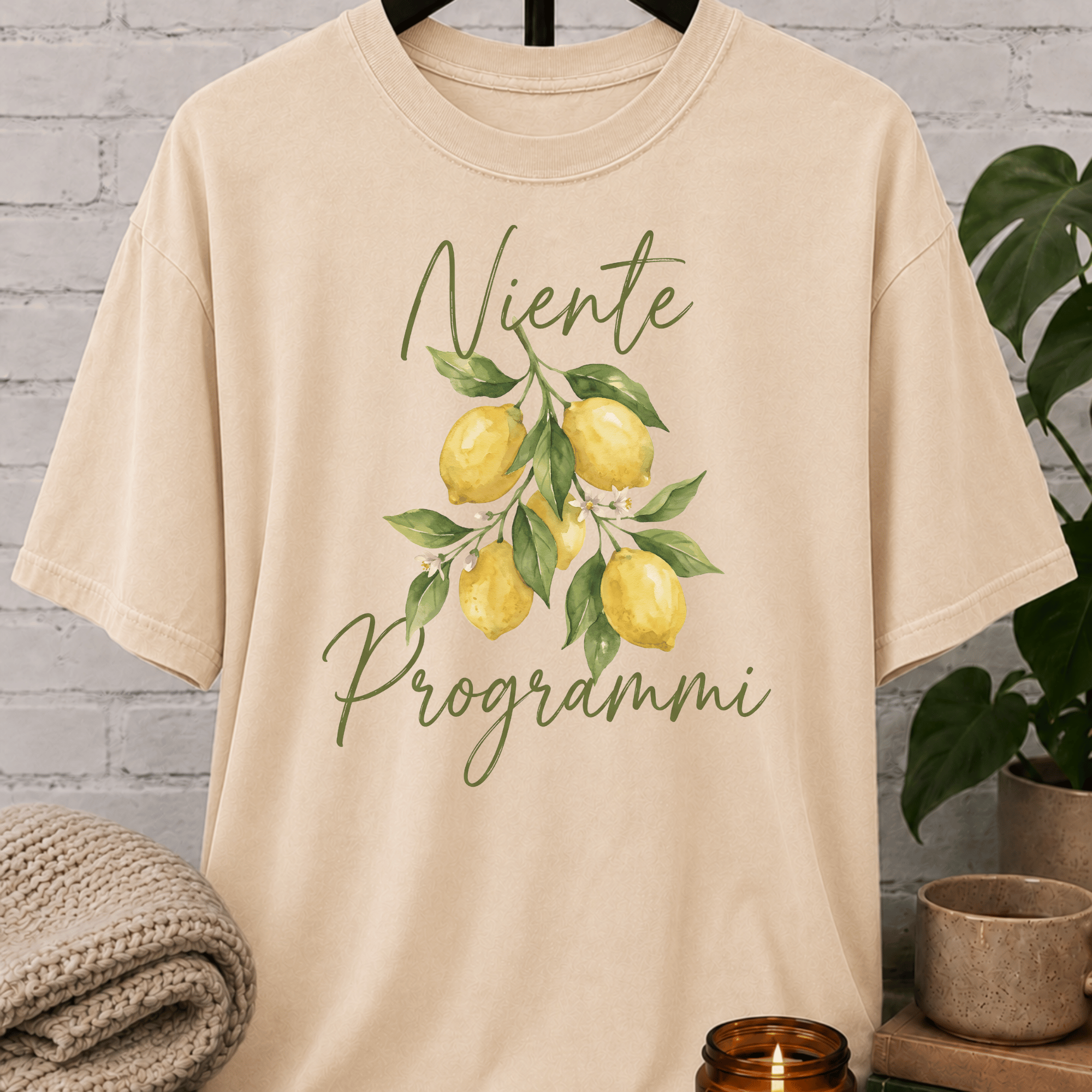 Niente Programmi, No Plans T-Shirt